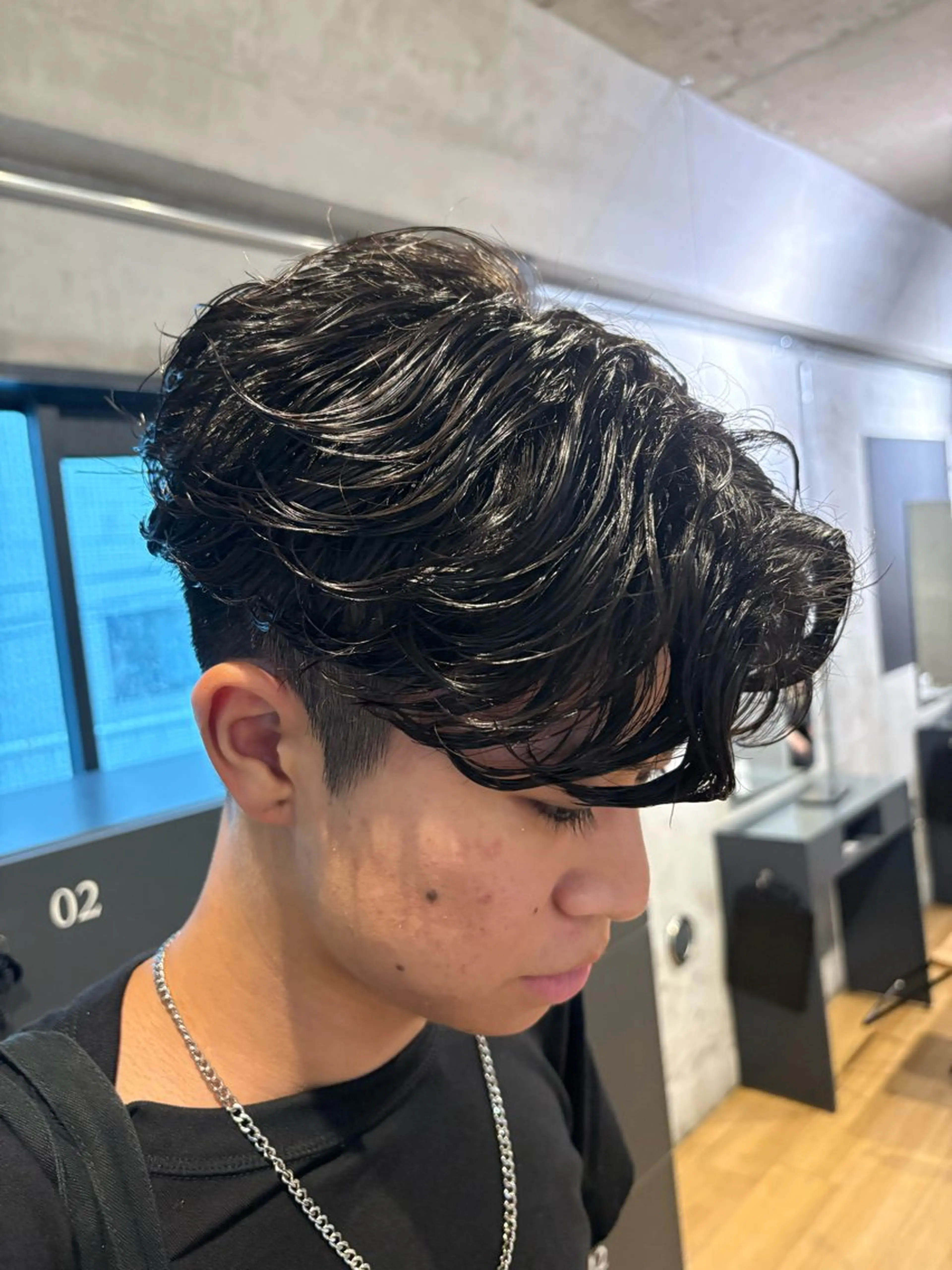 ショート パーマ メンズ カット パーマ ✂︎メンズ特化✂︎ 竹内貴則のヘアスタイル