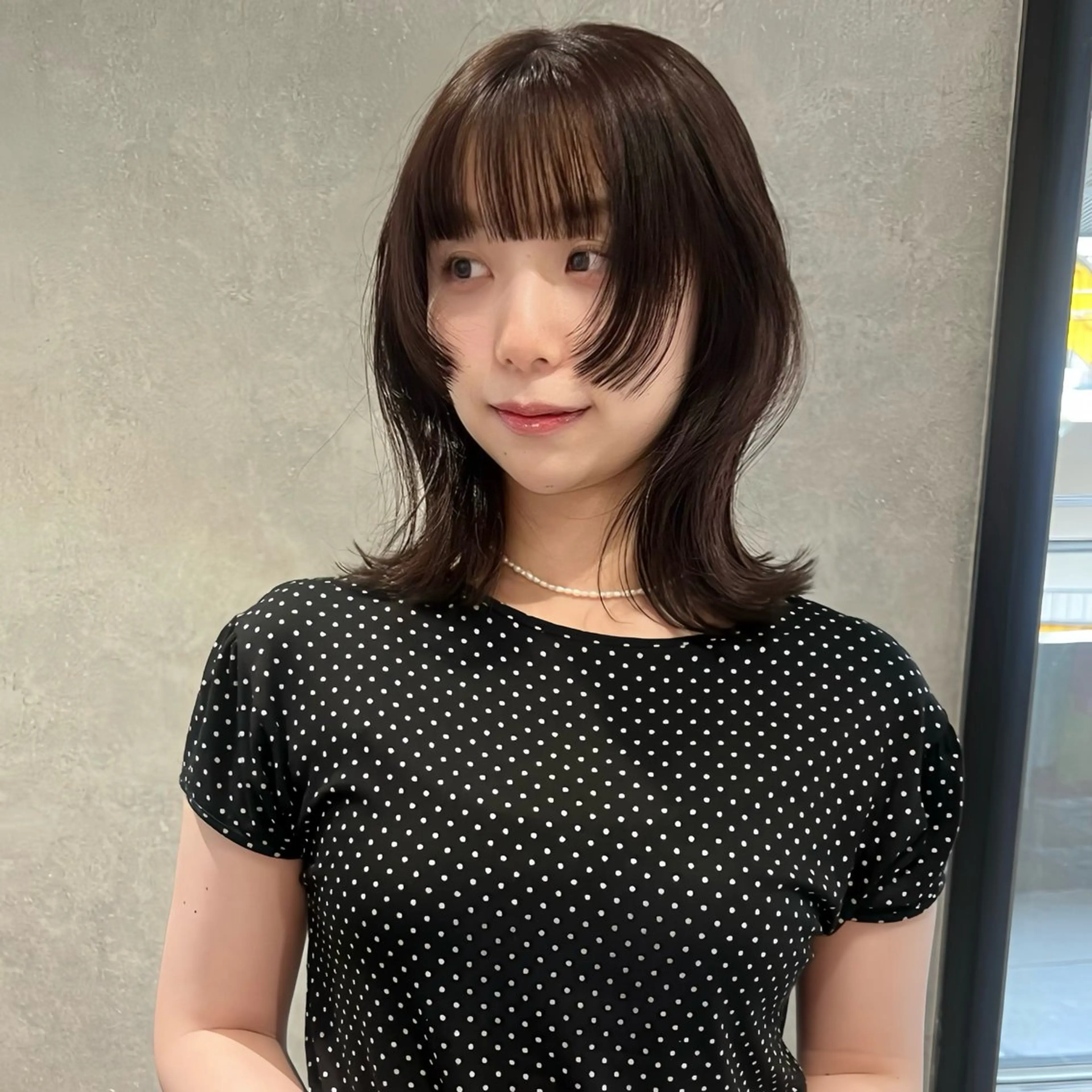 ミディアム レイヤーカット AI TOKYO S所属・mizuki 【韓国レイヤー】のヘアスタイル