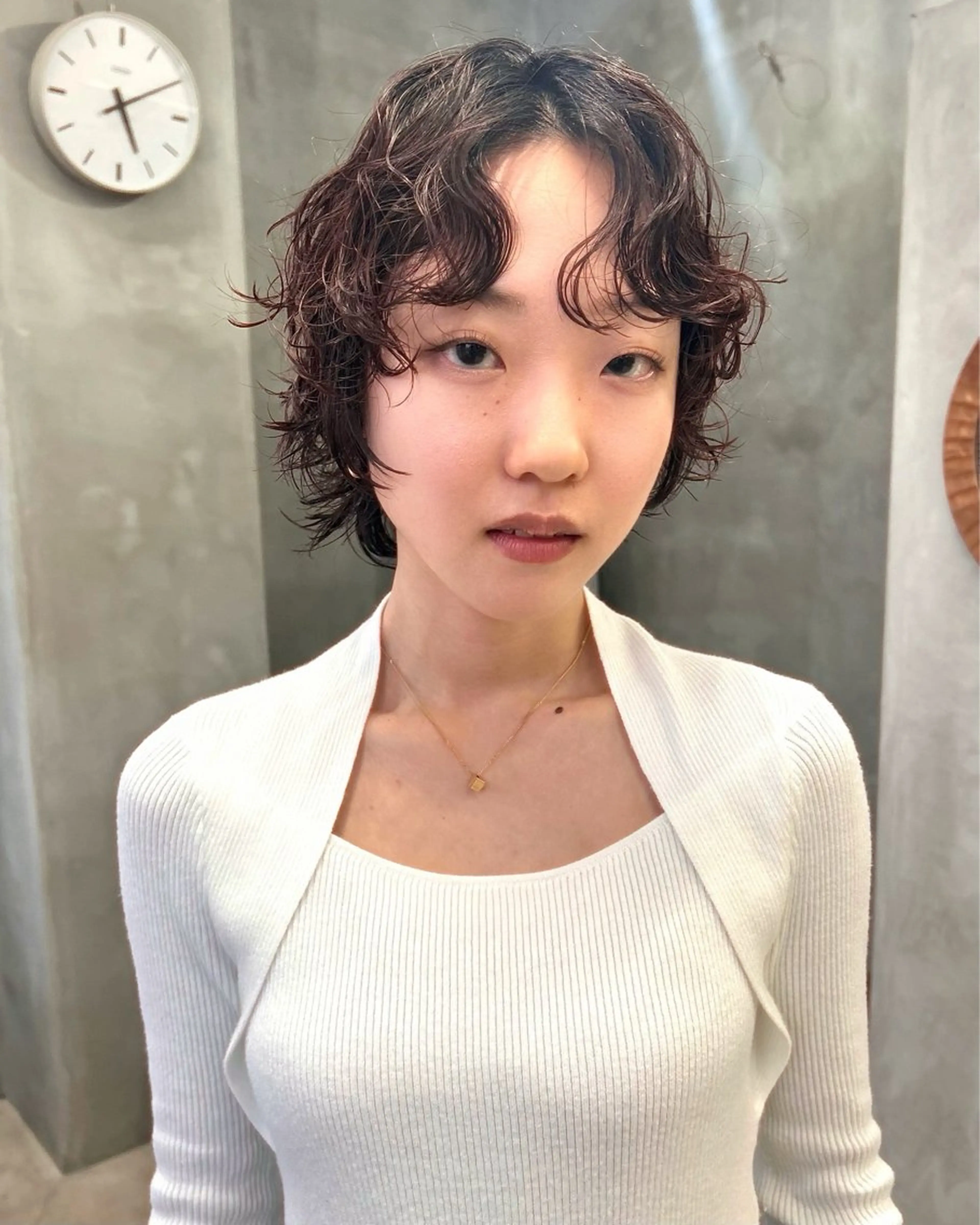 ショート カラー パーマ ショートヘア ウルフカット カット ヘアカラー パーマ トリートメント tetohair 森田浩平のヘアスタイル