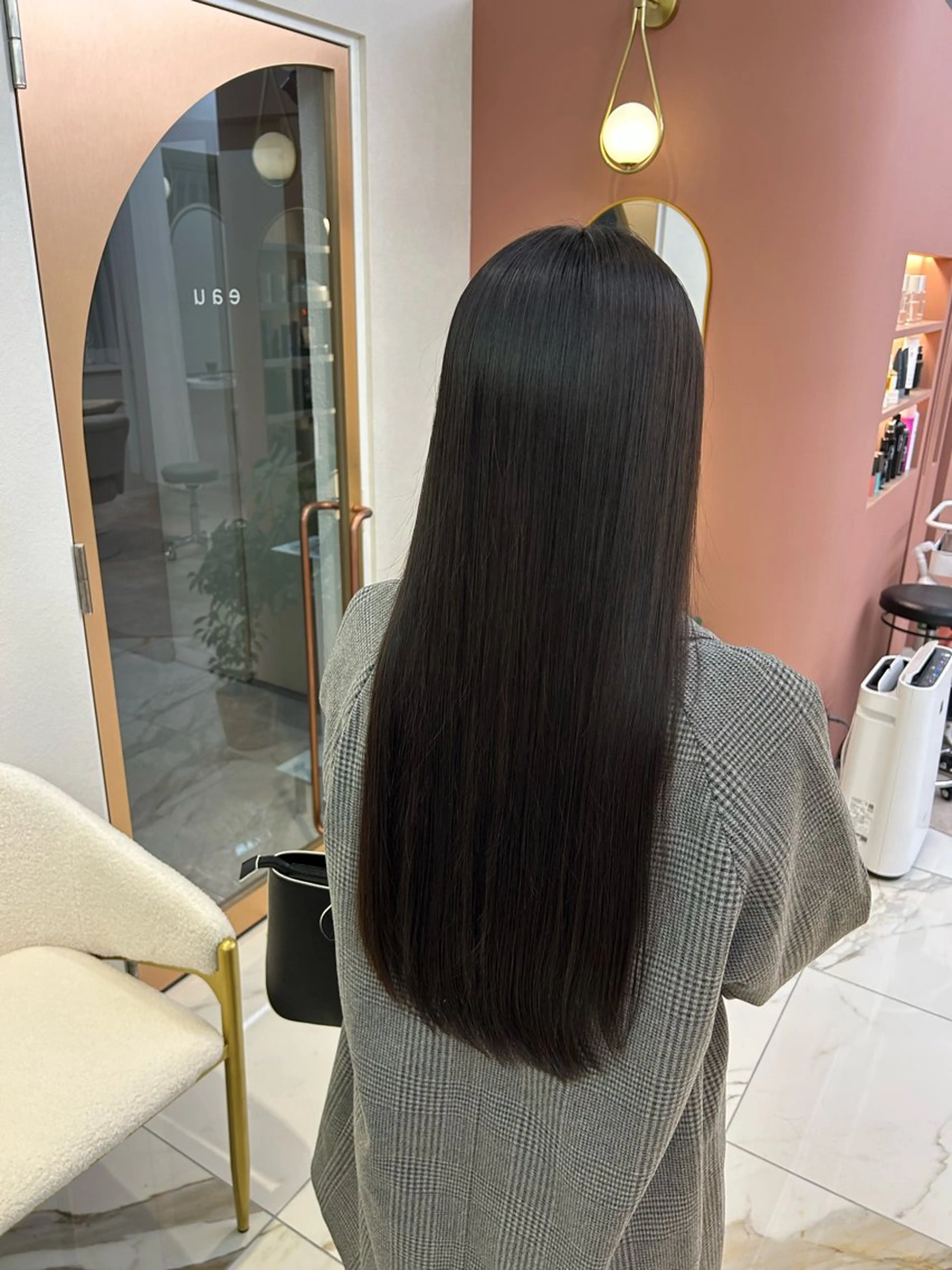 ロング カット 縮毛矯正 トリートメント 佐合 梨花 / ｅａｕ〈オー〉のヘアスタイル