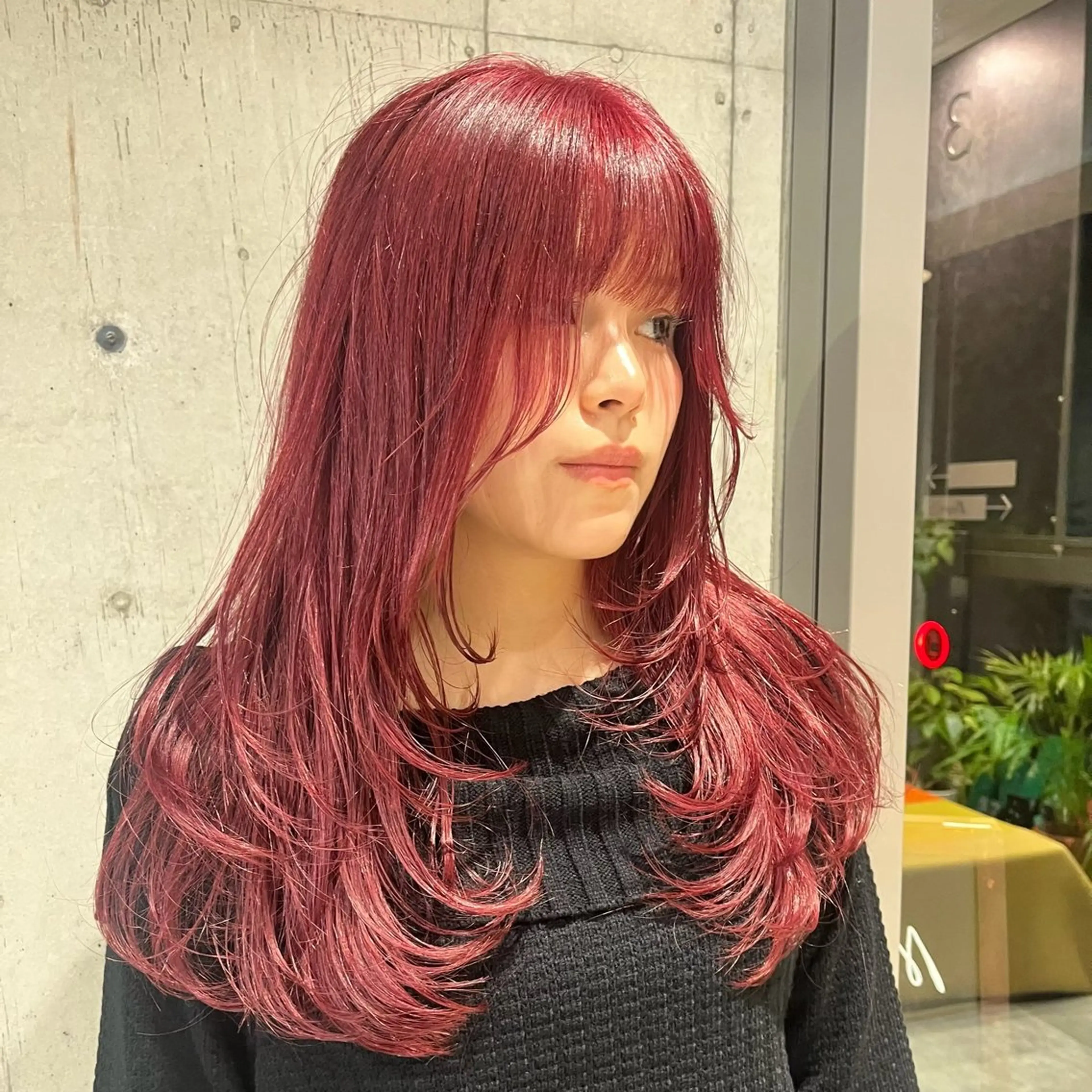 🩷20時～限定🩷5cm以上ロングミディアムレイヤーカット＋トリートメント#レイヤー#ウルフカットの写真