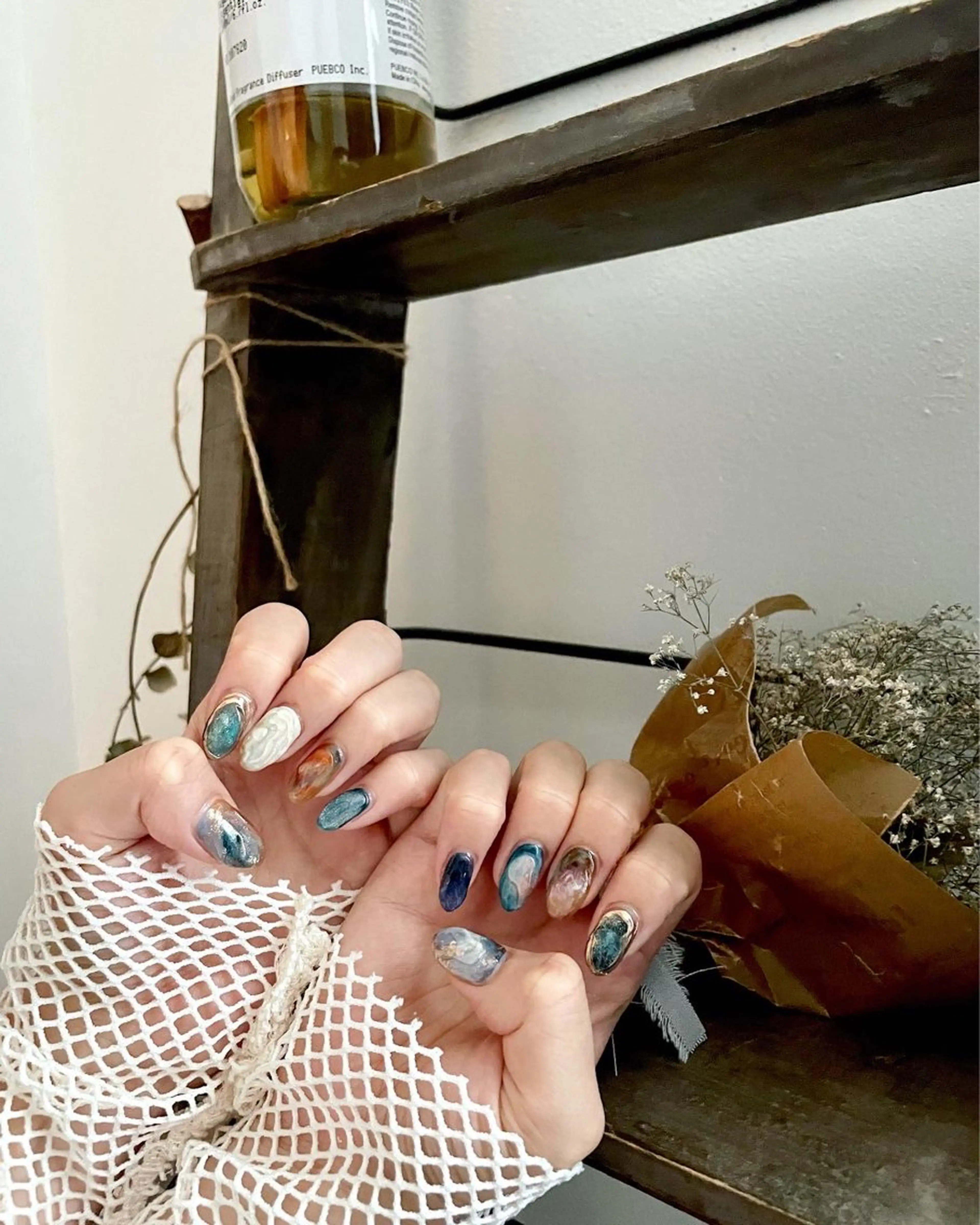 ネイル ジェルネイル ニュアンスネイル パラジェル ハンドネイル フットネイル 甲斐市自宅サロン 🧸prunelleのネイルデザイン