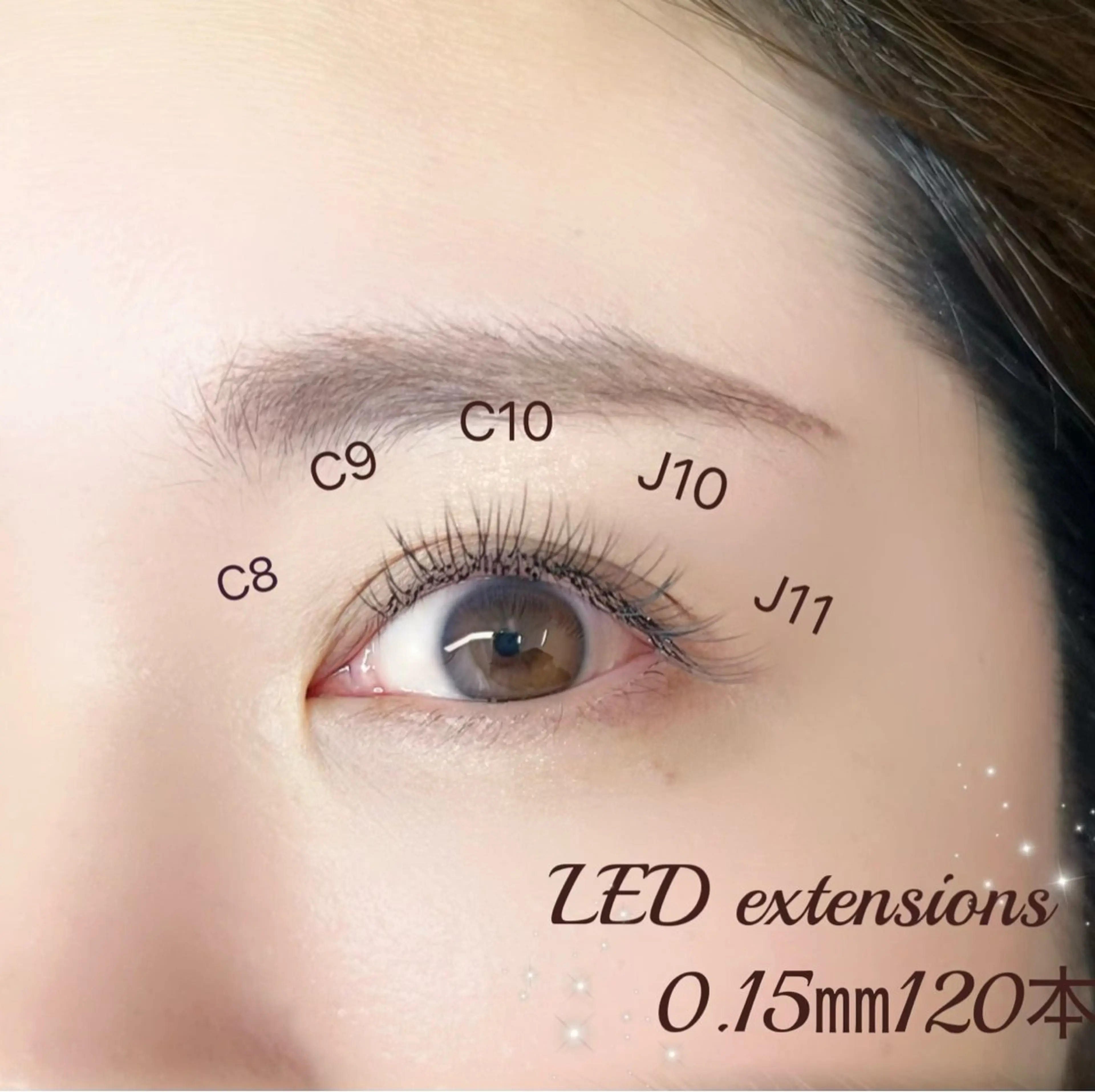 マツエク・マツパ 斎藤 優花のマツエク・マツパデザイン