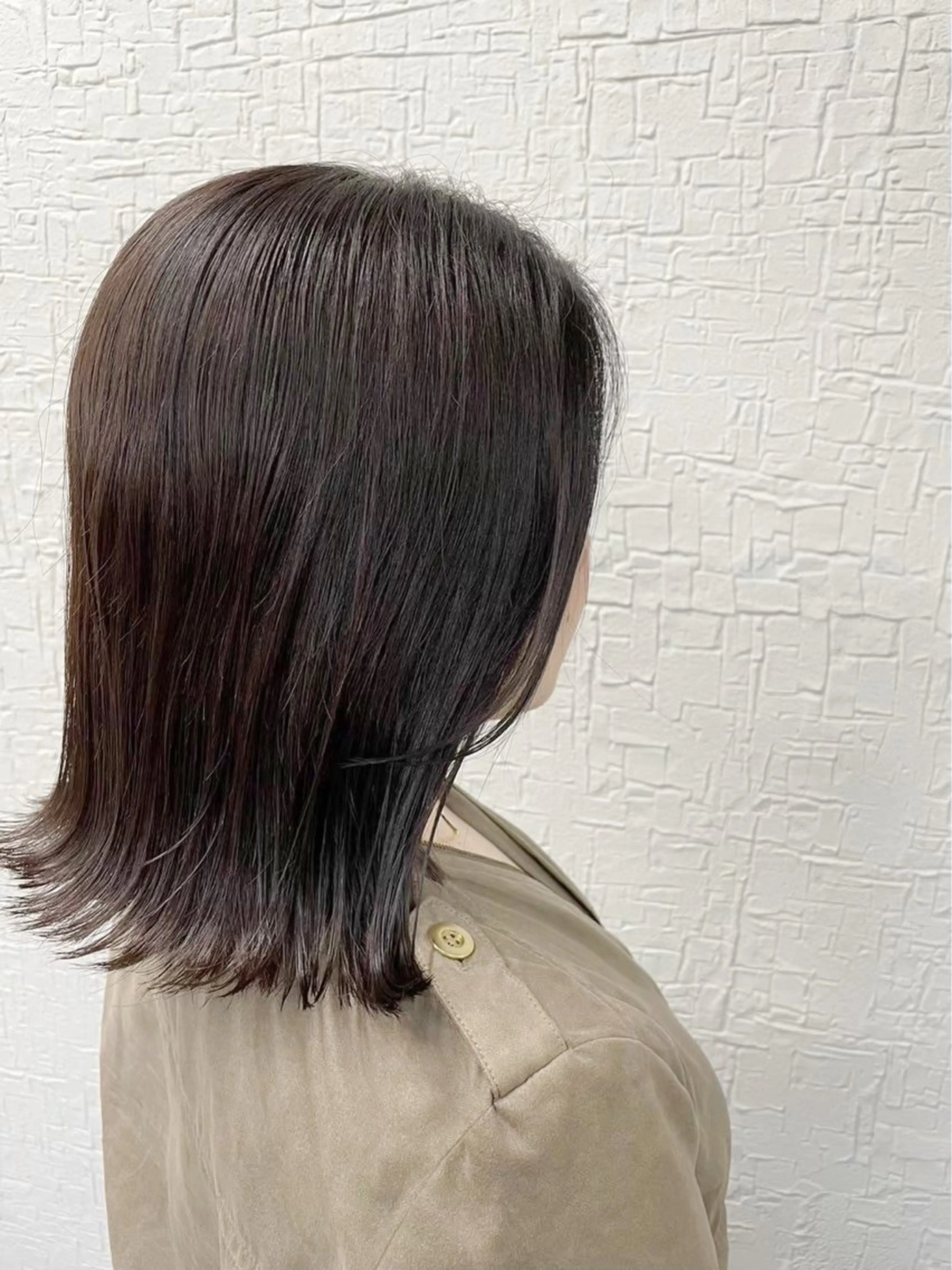 ミディアム かなざわ みかのヘアスタイル
