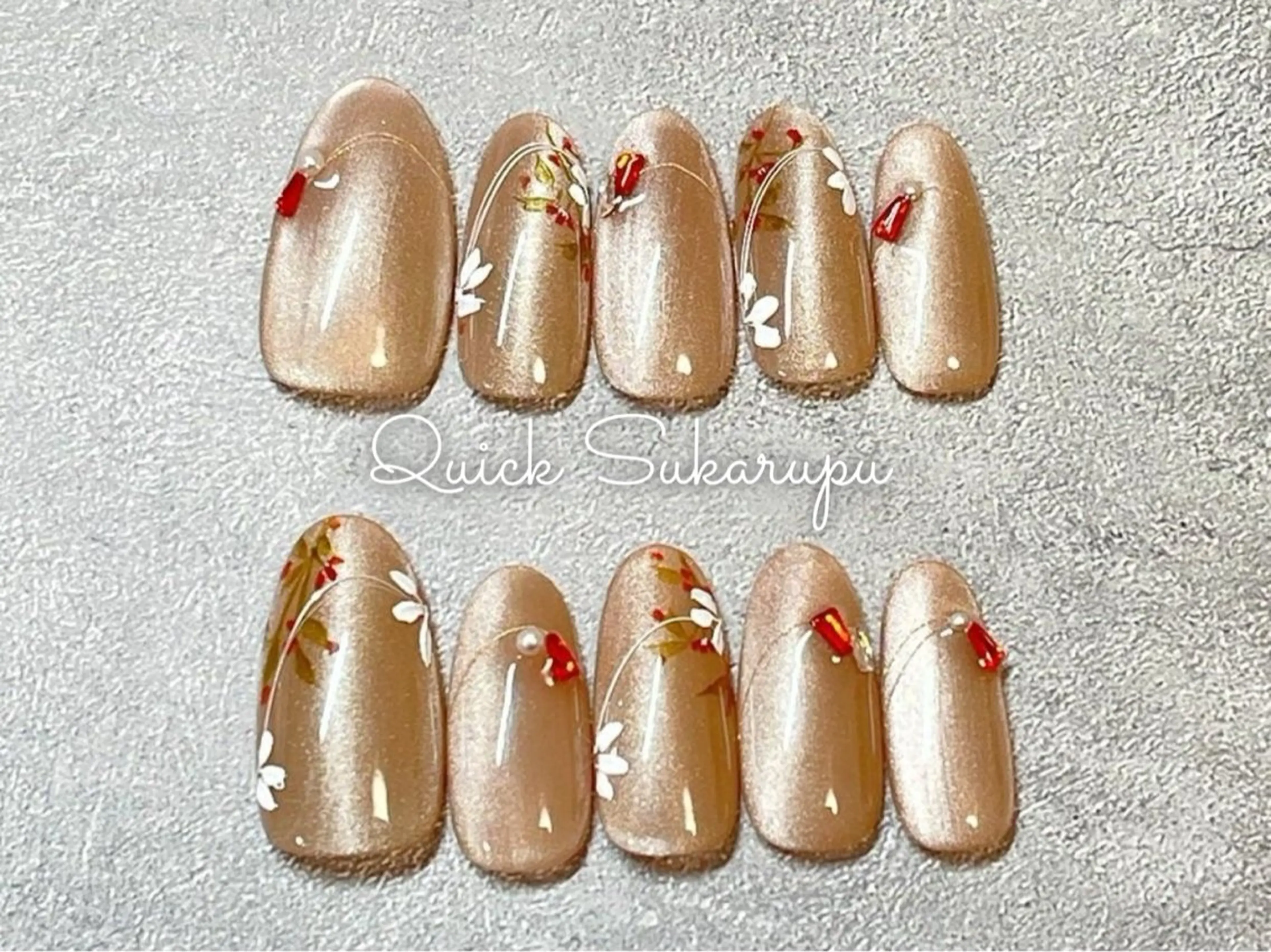 ネイル ハンドネイル Quick Sukarupu新宿のネイルデザイン