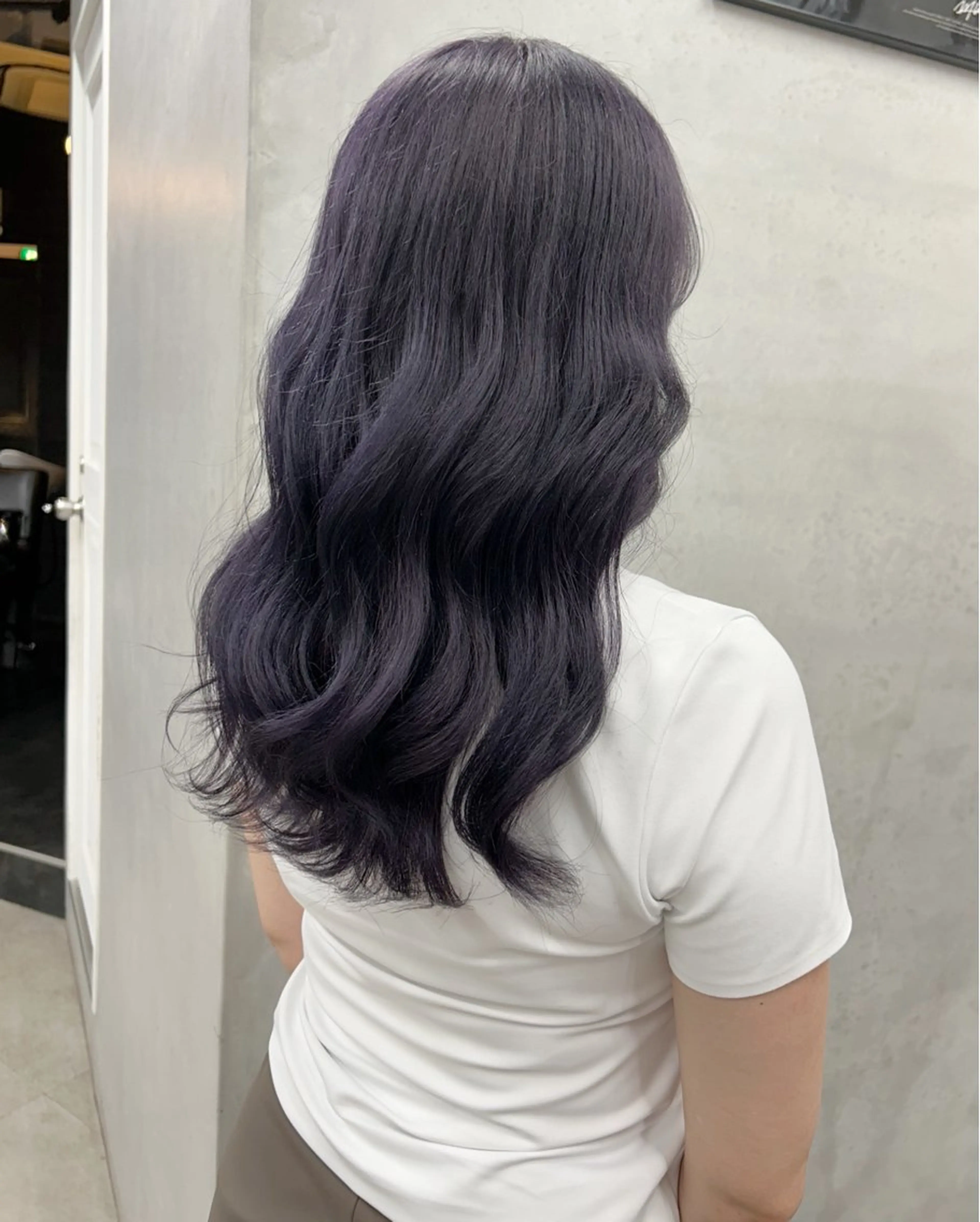 セミロング ヘアカラー ﾔﾏﾅｶ ﾘﾘｶ🫐 寒色系ｶﾗｰ🫐のヘアスタイル