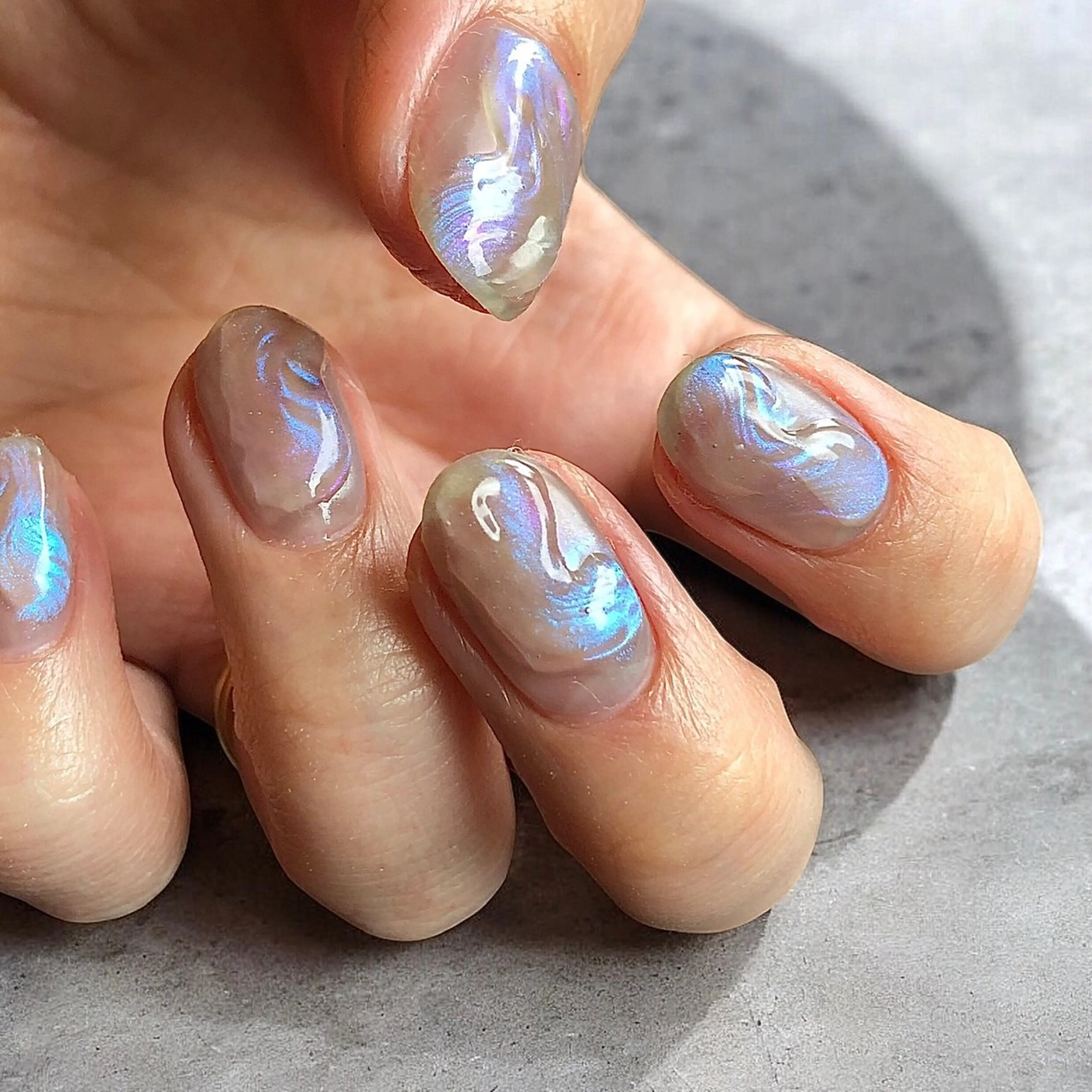 ネイル 持ち込み ニュアンスネイル⌇ Rukka💅🫧のネイルデザイン