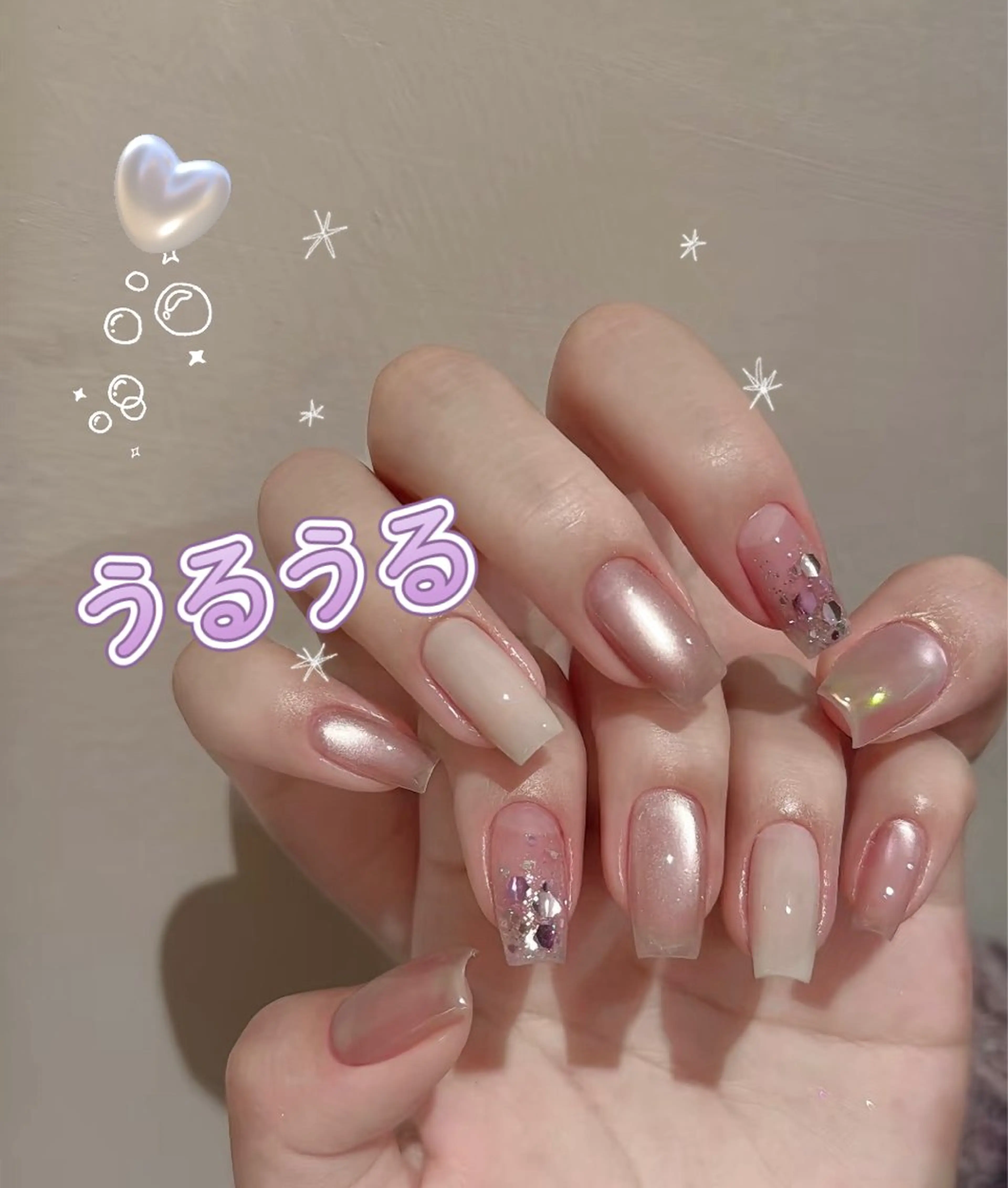 ネイル オフィスネイル シンプルネイル Pretty J nail salon（長さ出し専門店）所属・Pretty J （長さ出し専門店）のネイルデザイン