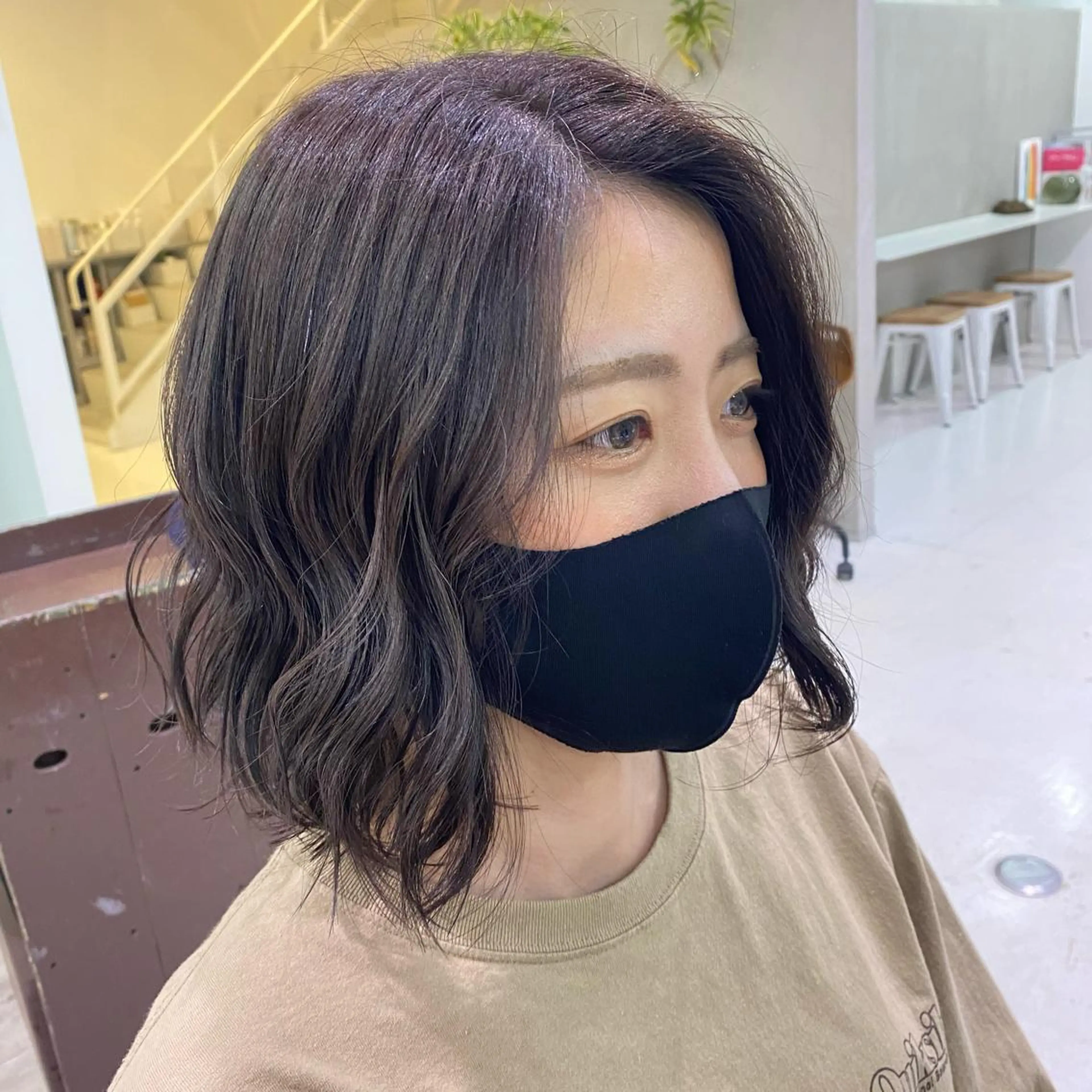 ミディアム ハイライト カット ヘアカラー 【GUK】 🌻RINA🌻のヘアスタイル