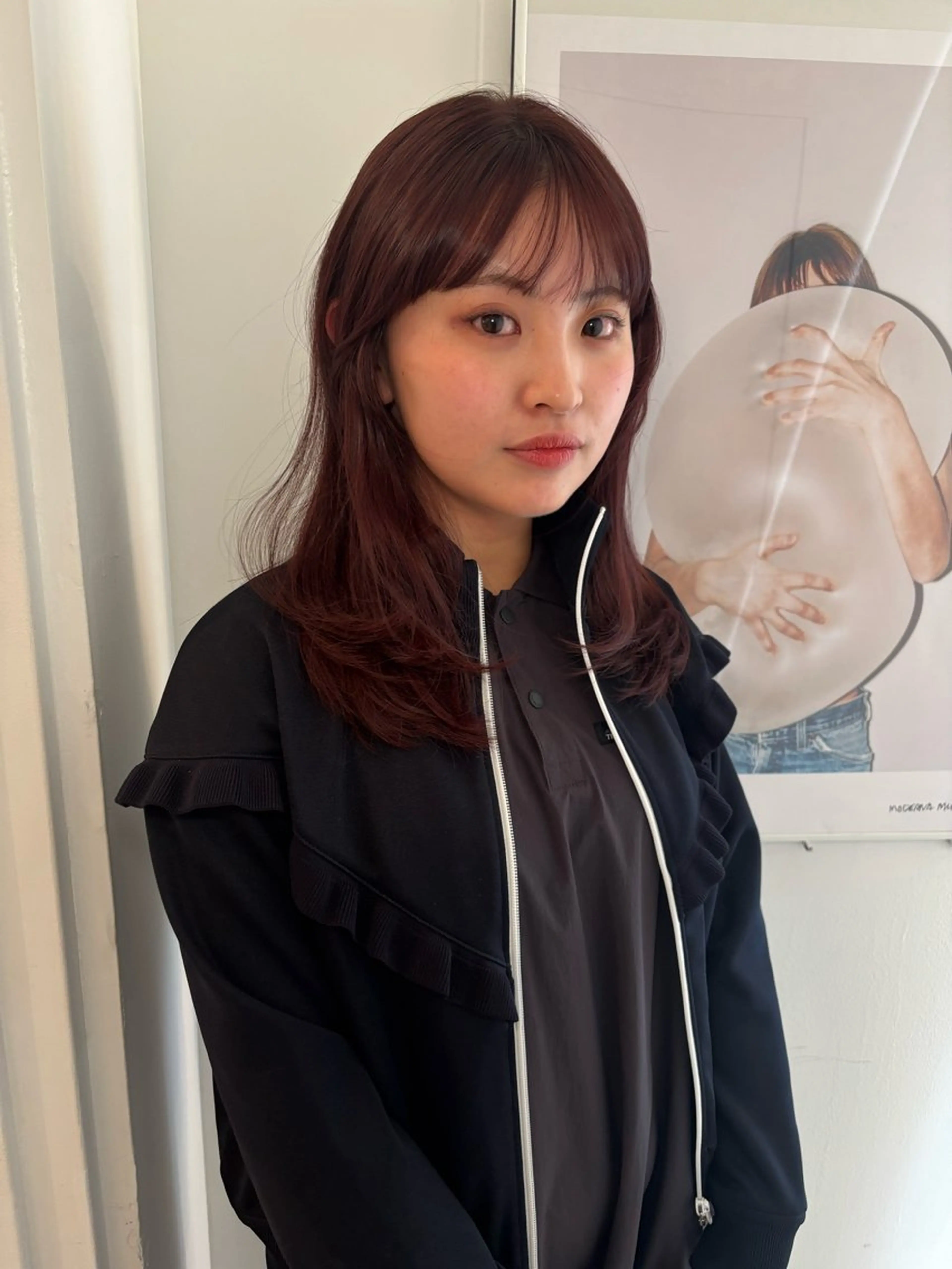 セミロング カラー カット ヘアカラー riria🎀カット /透明感カラーのヘアスタイル