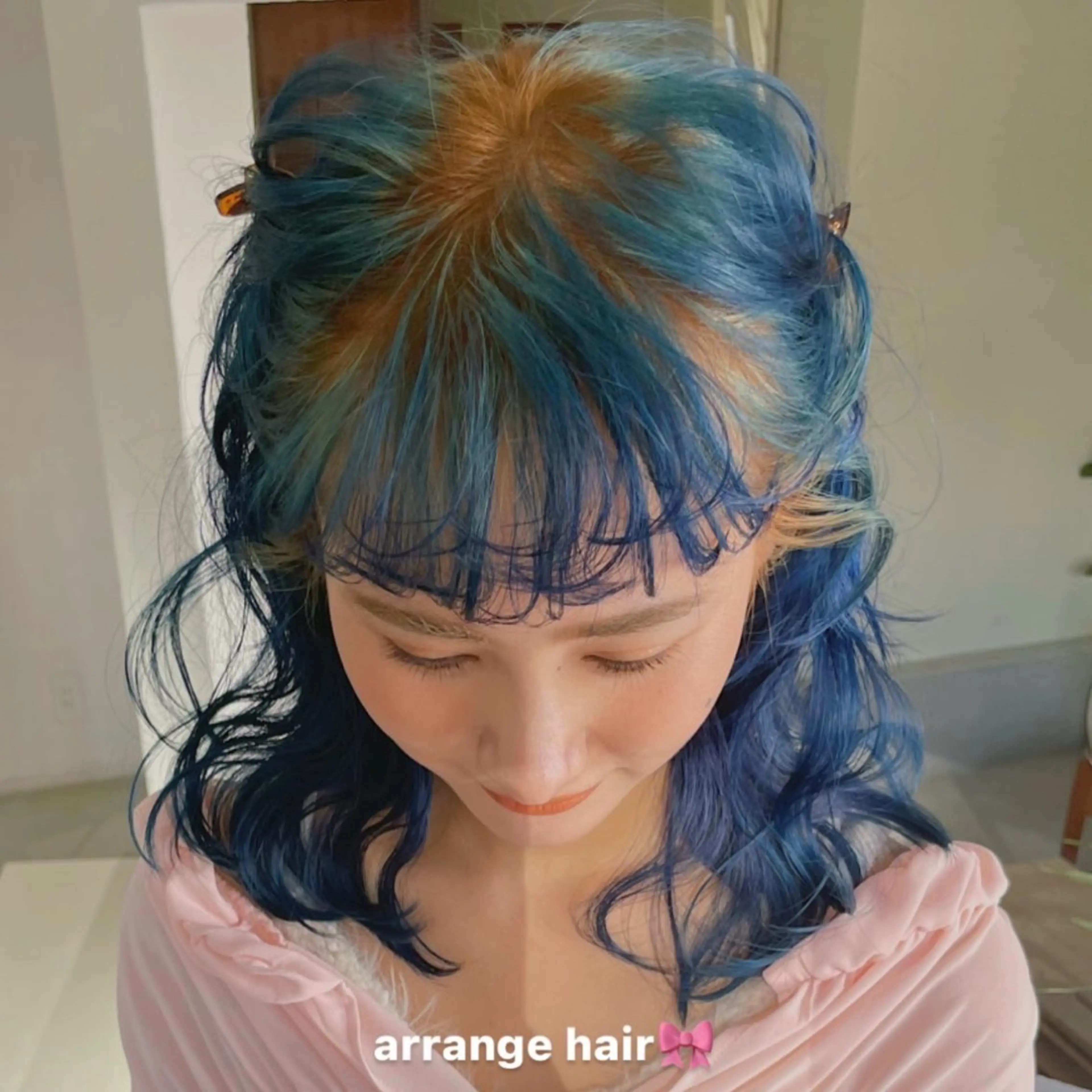 ミディアム ヘアカラー ニイ/栄/ カラーリスト/ロングのヘアスタイル