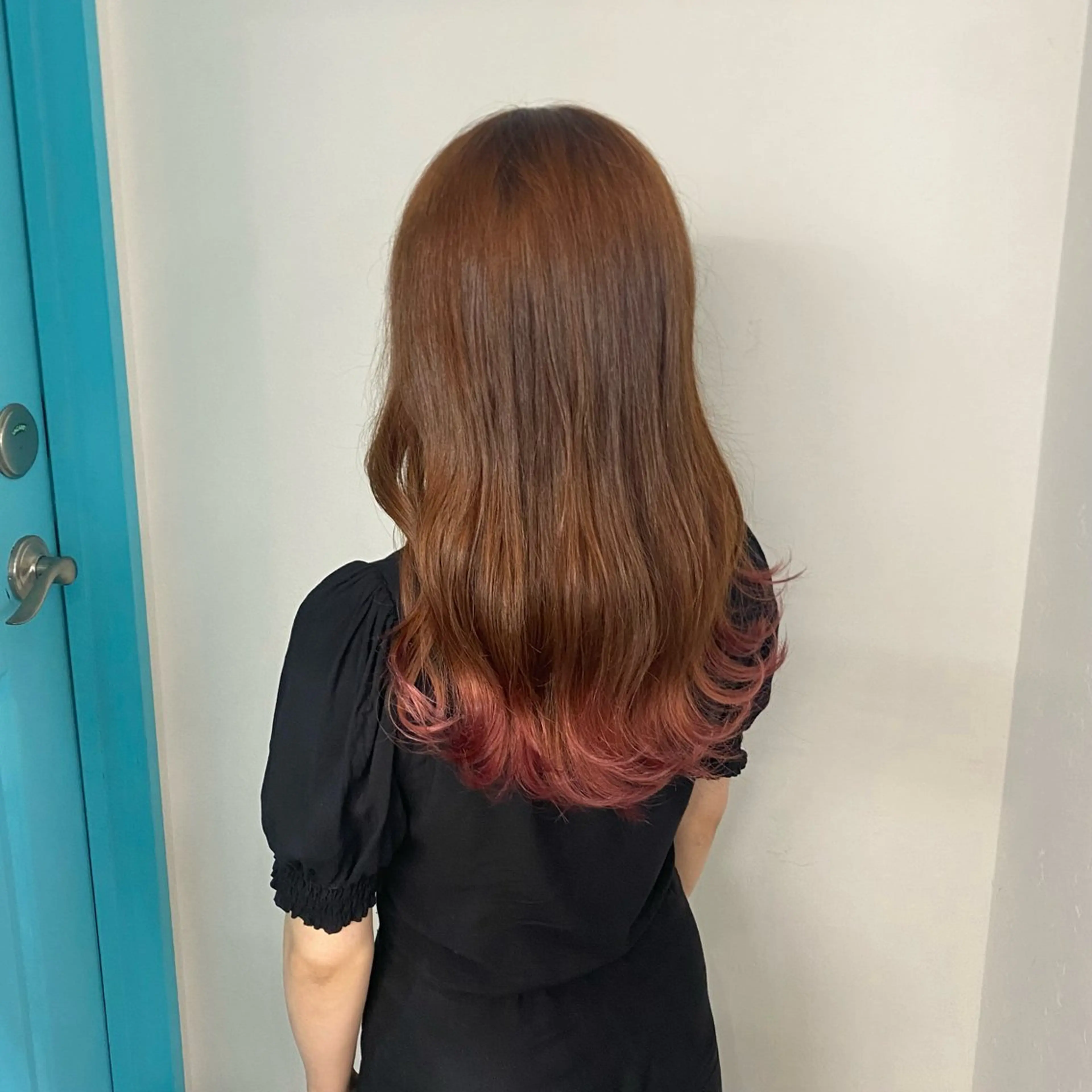 ロング カラー ヘアアレンジ ブリーチ ANY大宮所属・モテ髪🐈‍⬛🌙 aMiのヘアスタイル