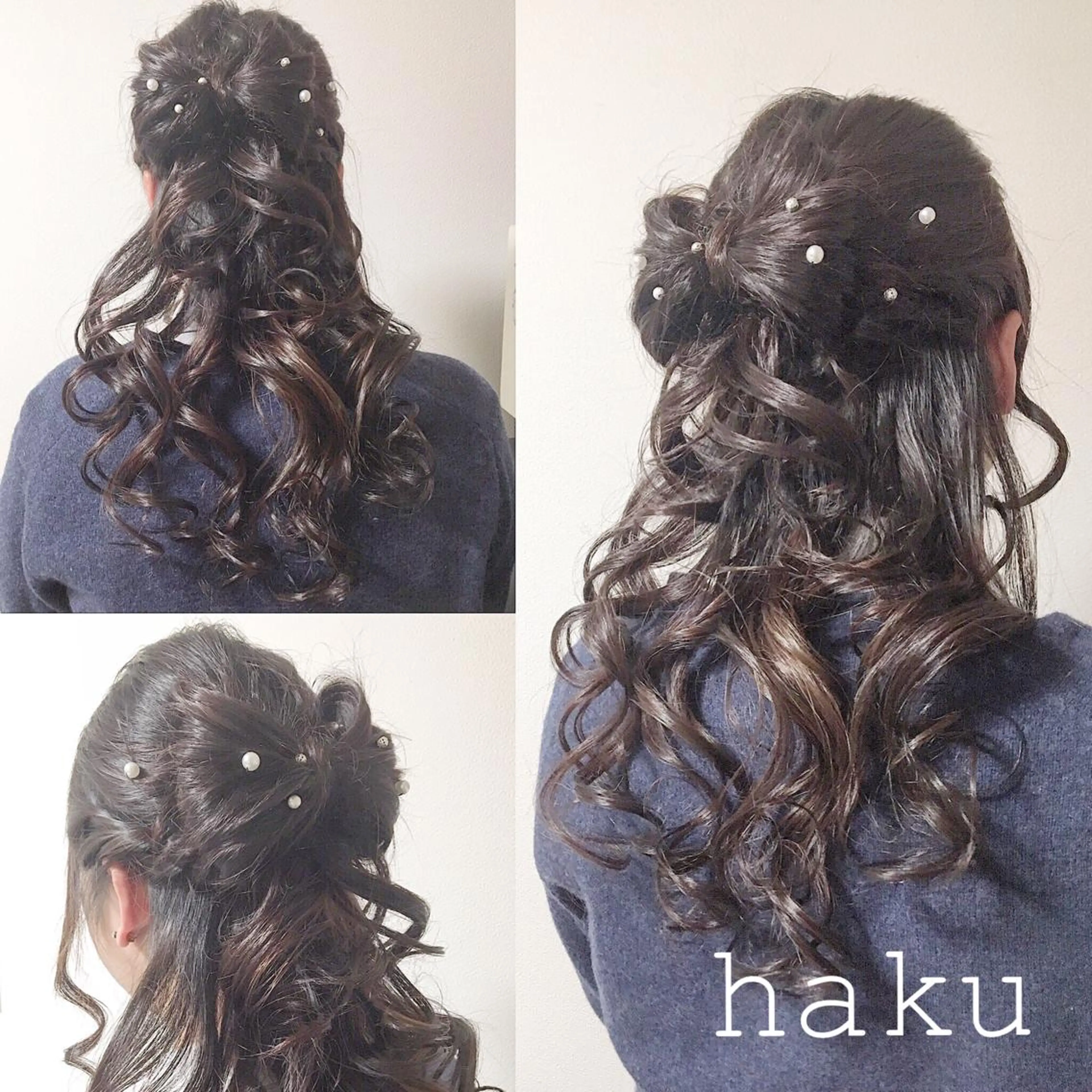 ロング ヘアアレンジ 卒業式のヘアスタイル ＊ asukaのヘアスタイル