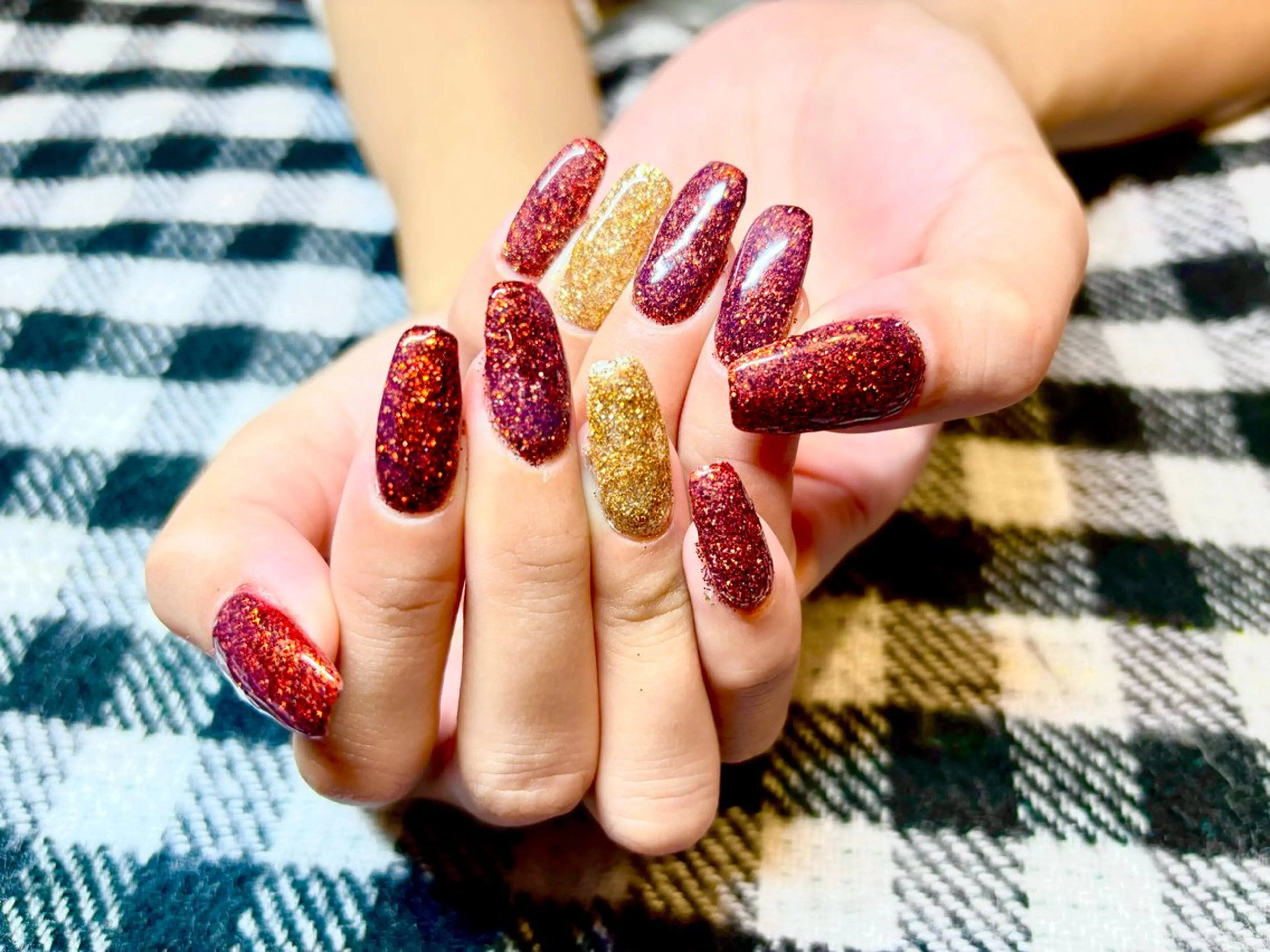 ネイル キラキラネイル ハンドネイル NAIL Studio Hazuki所属・NSH@ かえのネイルデザイン