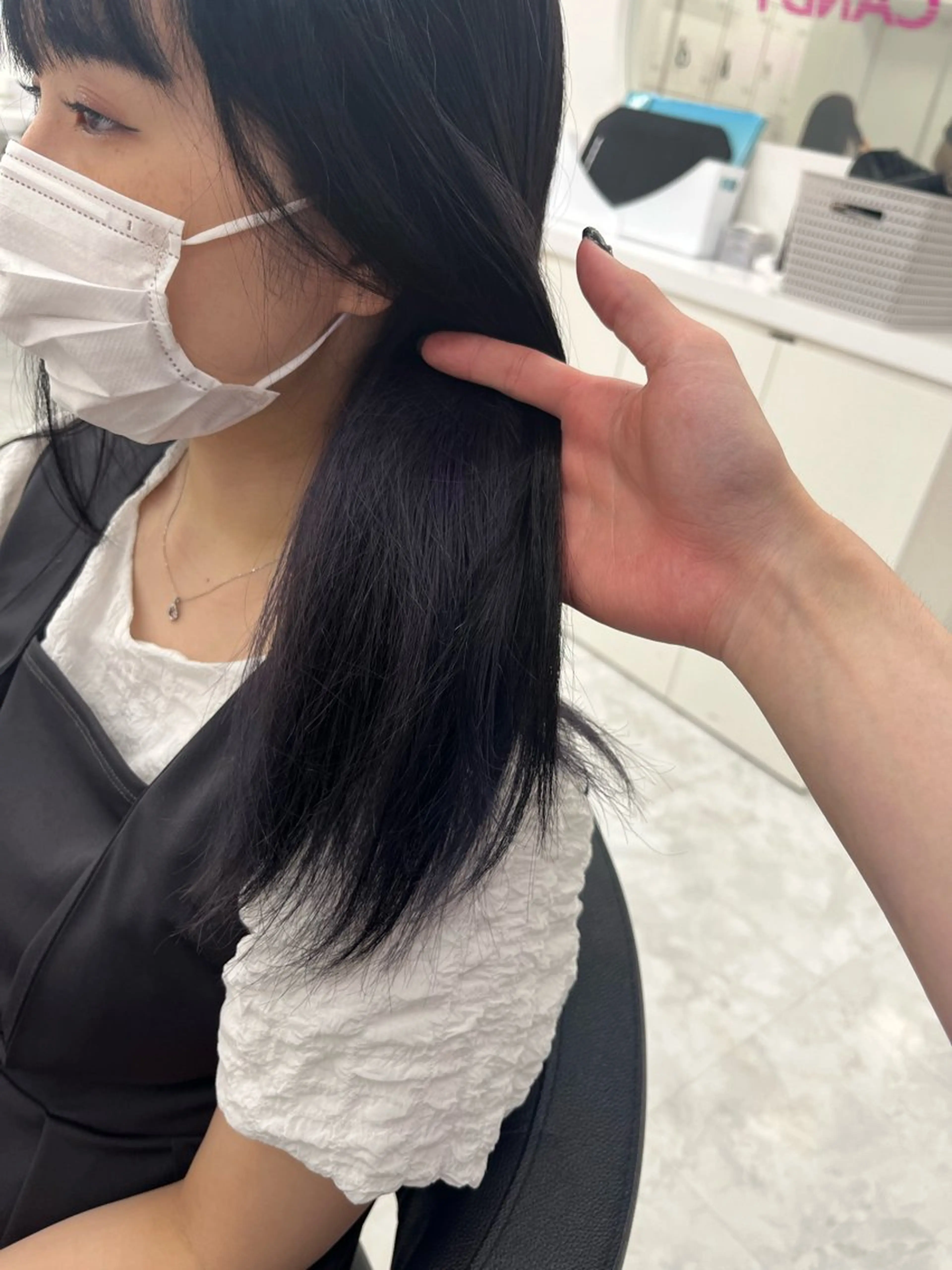 ロング カラー ディープラベンダー ラベンダーカラー ヘアカラー トリートメント 💖トレンド夏 カラー💖FUTAのヘアスタイル