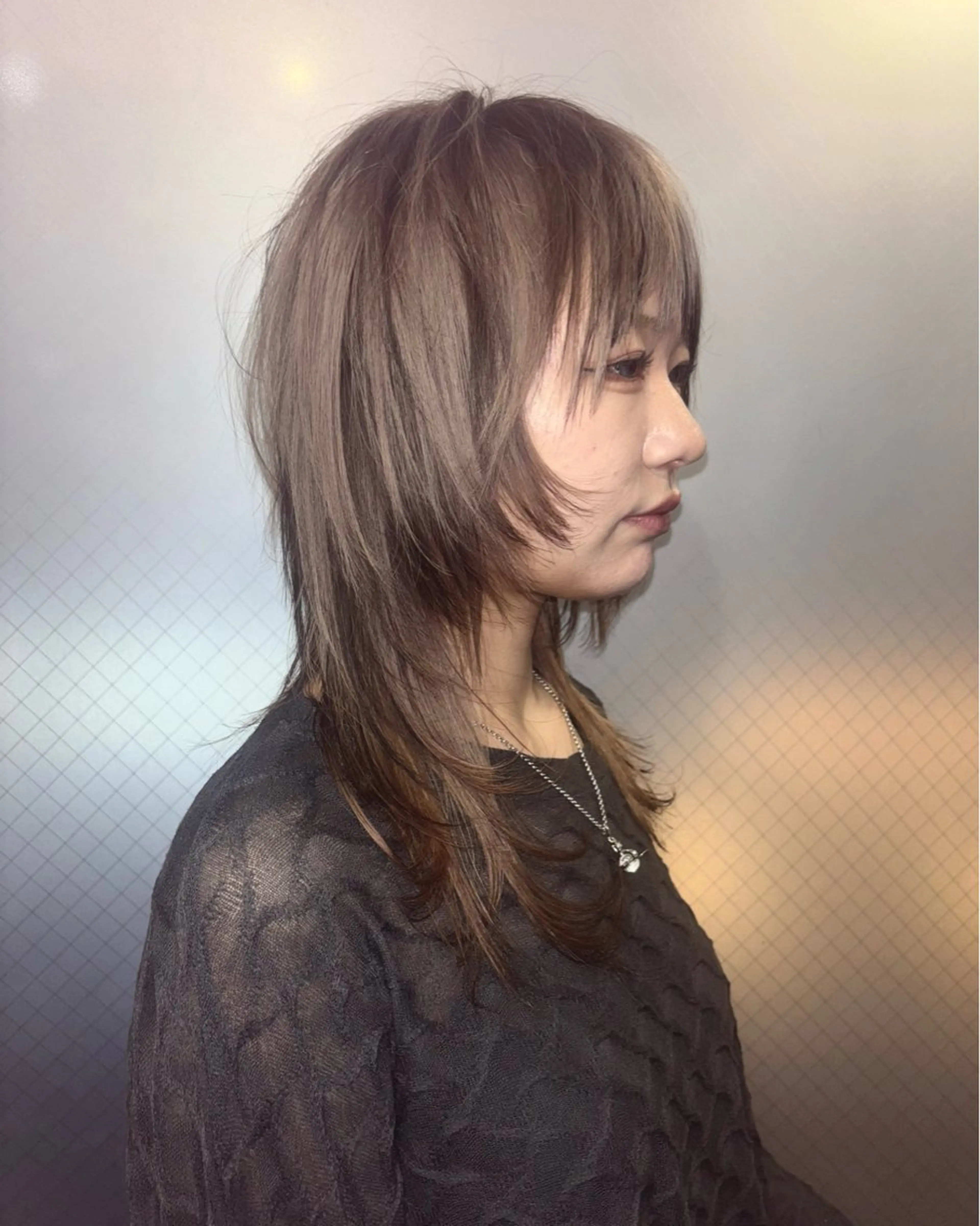 セミロング ヘアカラー トリートメント GIVET所属・心斎橋/ハイトーン/ デザイン🪅yugoのヘアスタイル