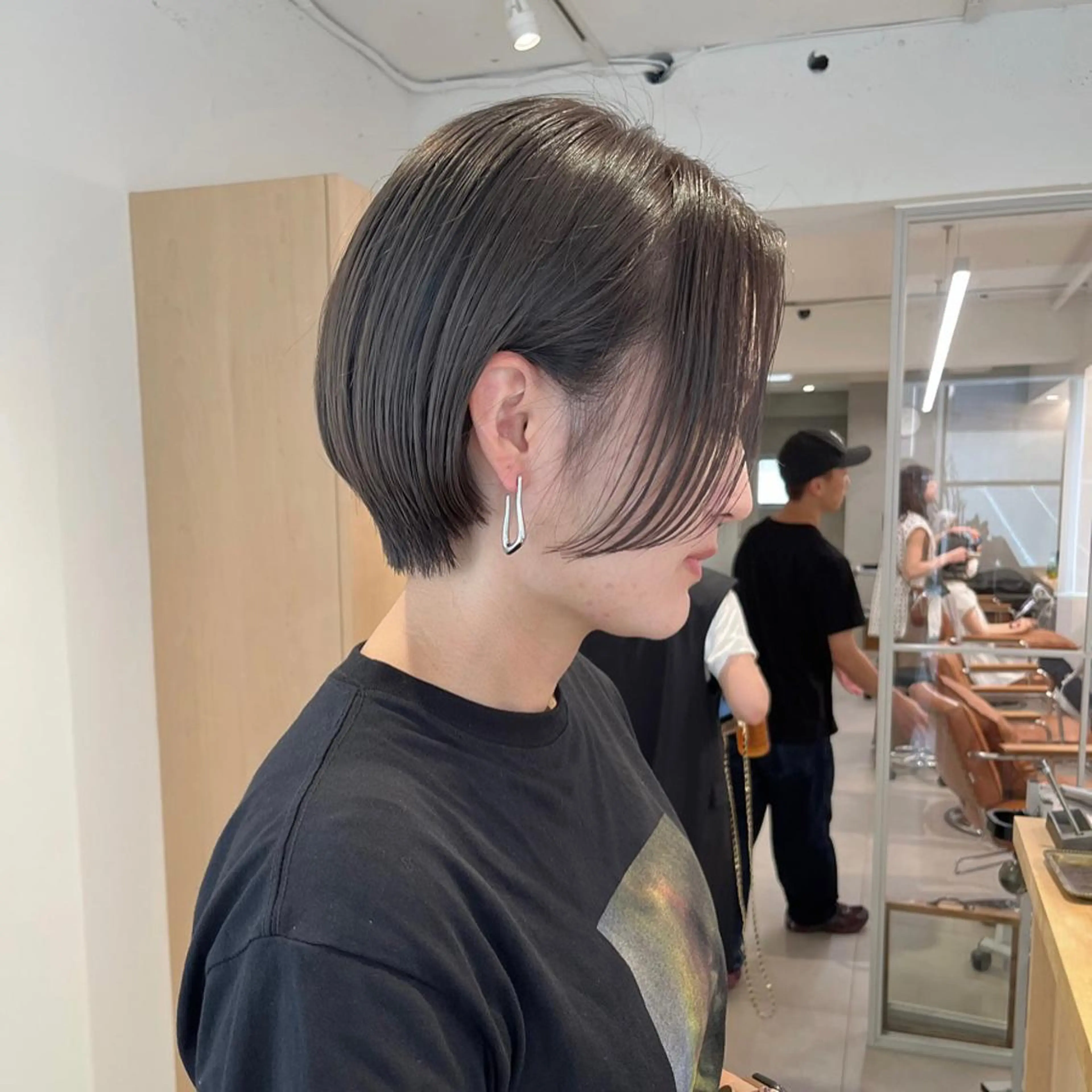 ショート カラー お洒落パーマ/ボブ ❄️Tomoka❄️のヘアスタイル