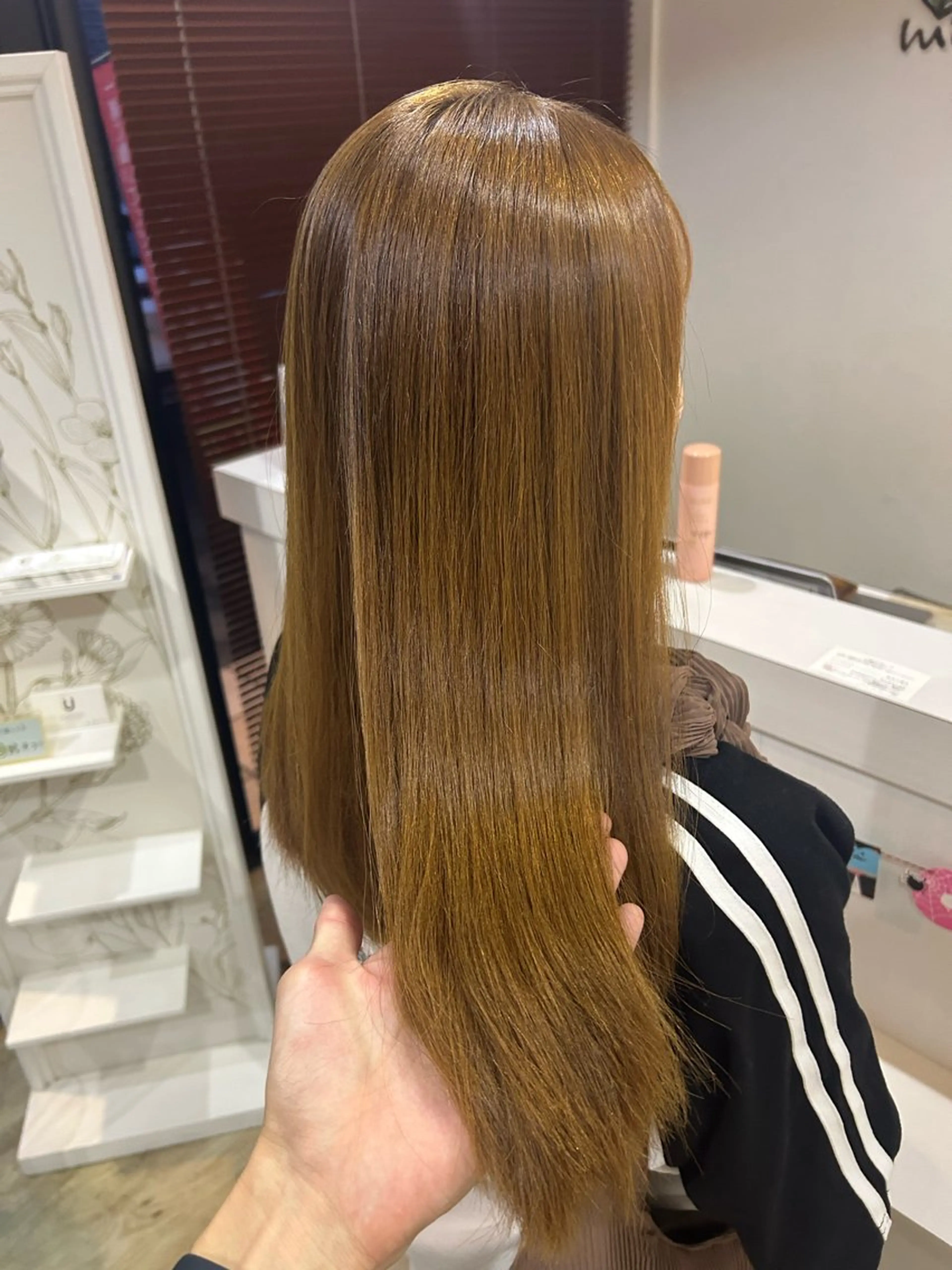 ロング 縮毛矯正 ボブ/ナチュラル 縮毛矯正/吉川清保のヘアスタイル