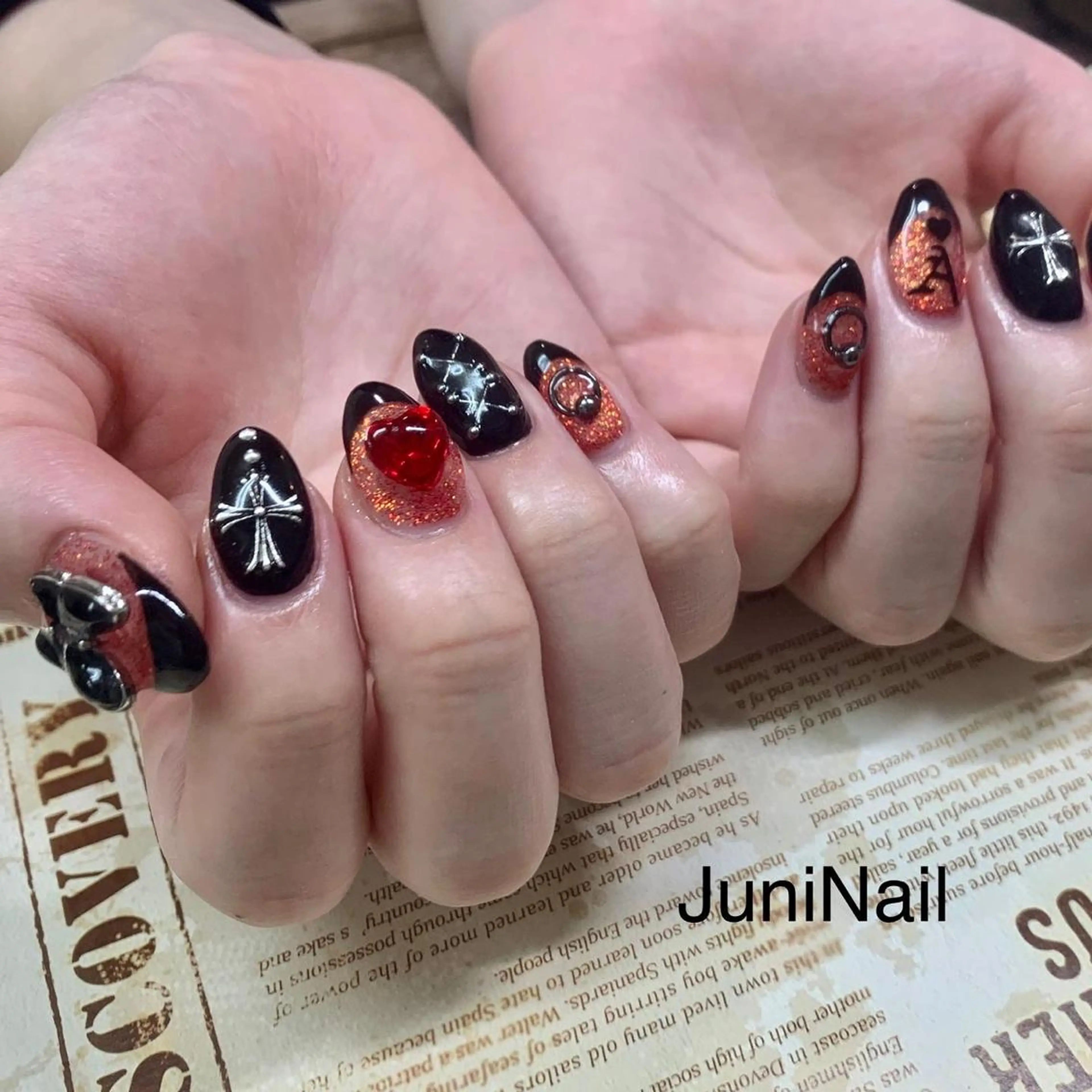 ネイル オーロラネイル クリアネイル フラッシュネイル フレンチネイル 氷ネイル・うるうるネイル ハンドネイル JuniNail 주니네일🇰🇷suのネイルデザイン