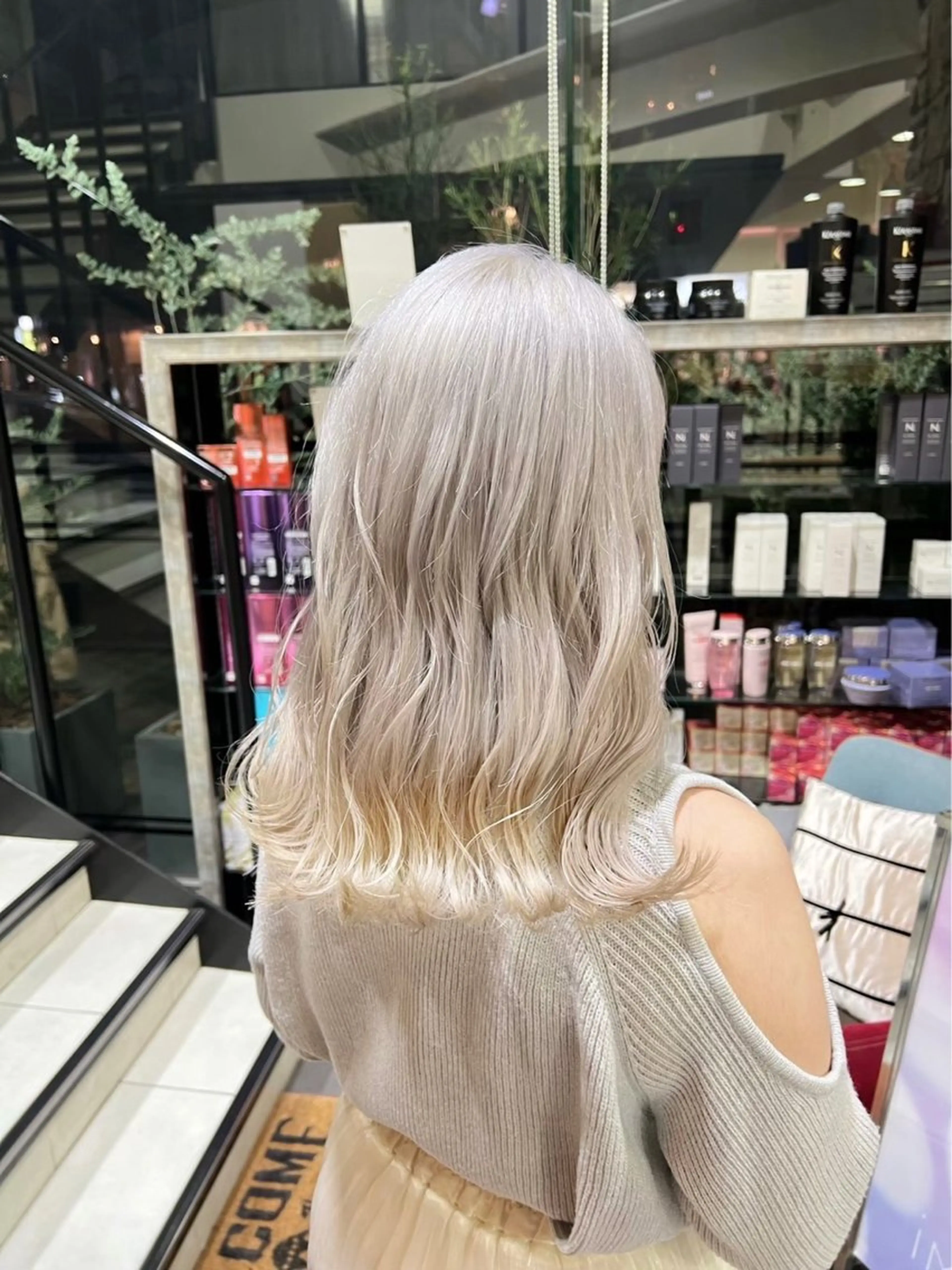 セミロング カラー ヘアカラー トリートメント ヘッドスパ ヘアセット 🫧カット/パーマ /ネイル/かりん🫧のヘアスタイル