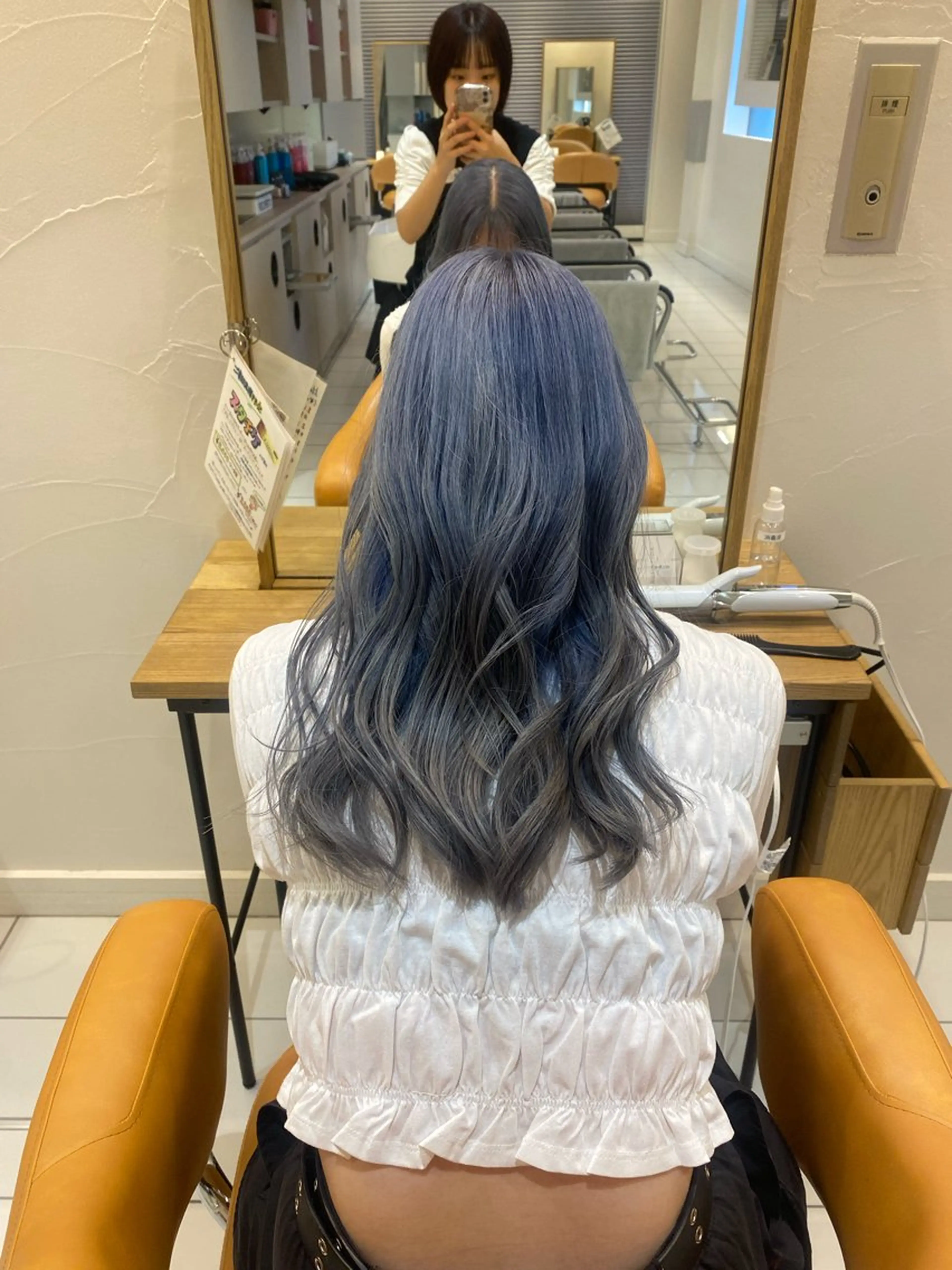 ロング 韓国風ヘア 艶カラー/パーマ まりん🌟のヘアスタイル