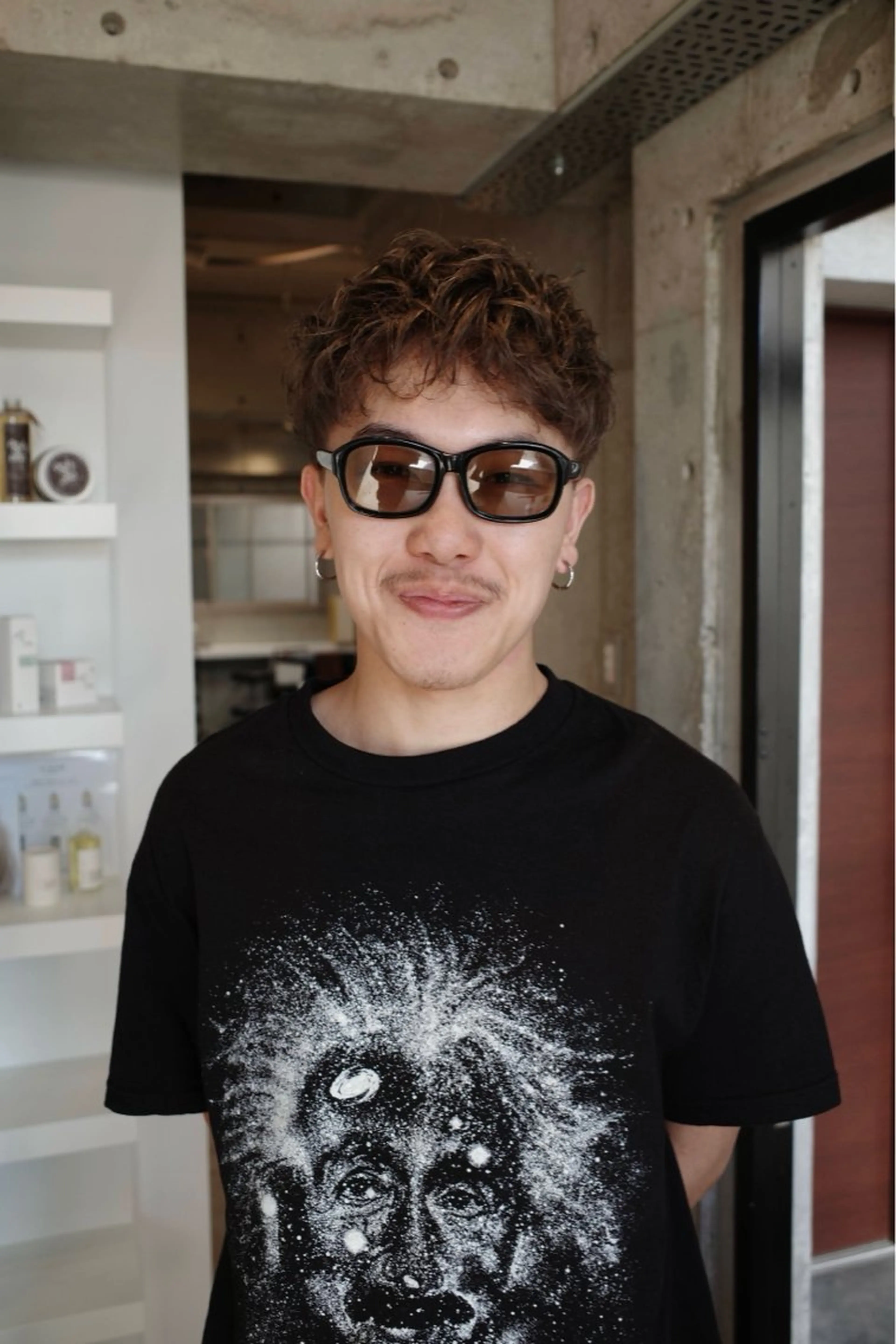 ショート カラー メンズ 宮崎 恵多のヘアスタイル