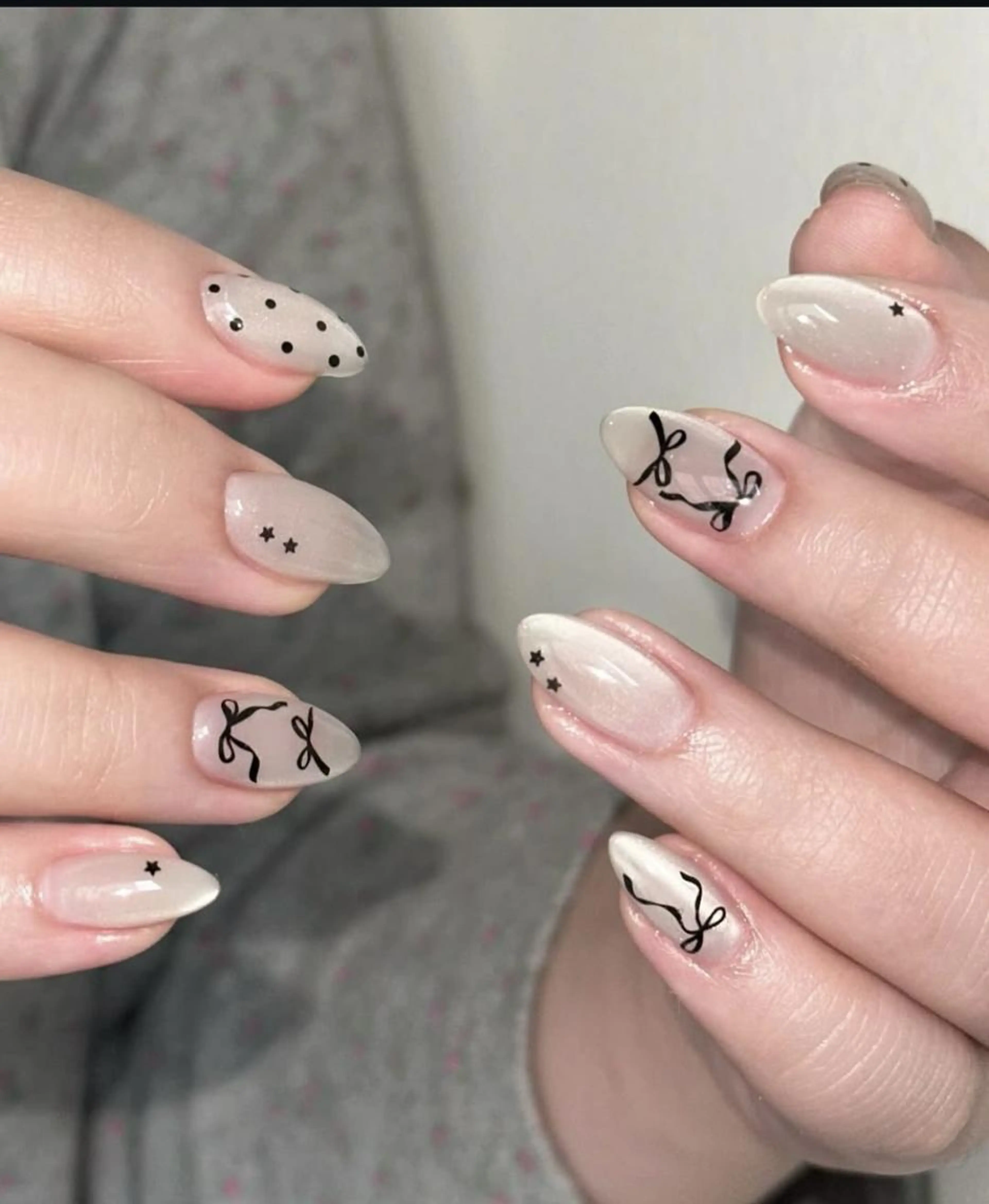 チップ長さだしシンプル持ち込みデザイン(デザイン2本🎀)の写真