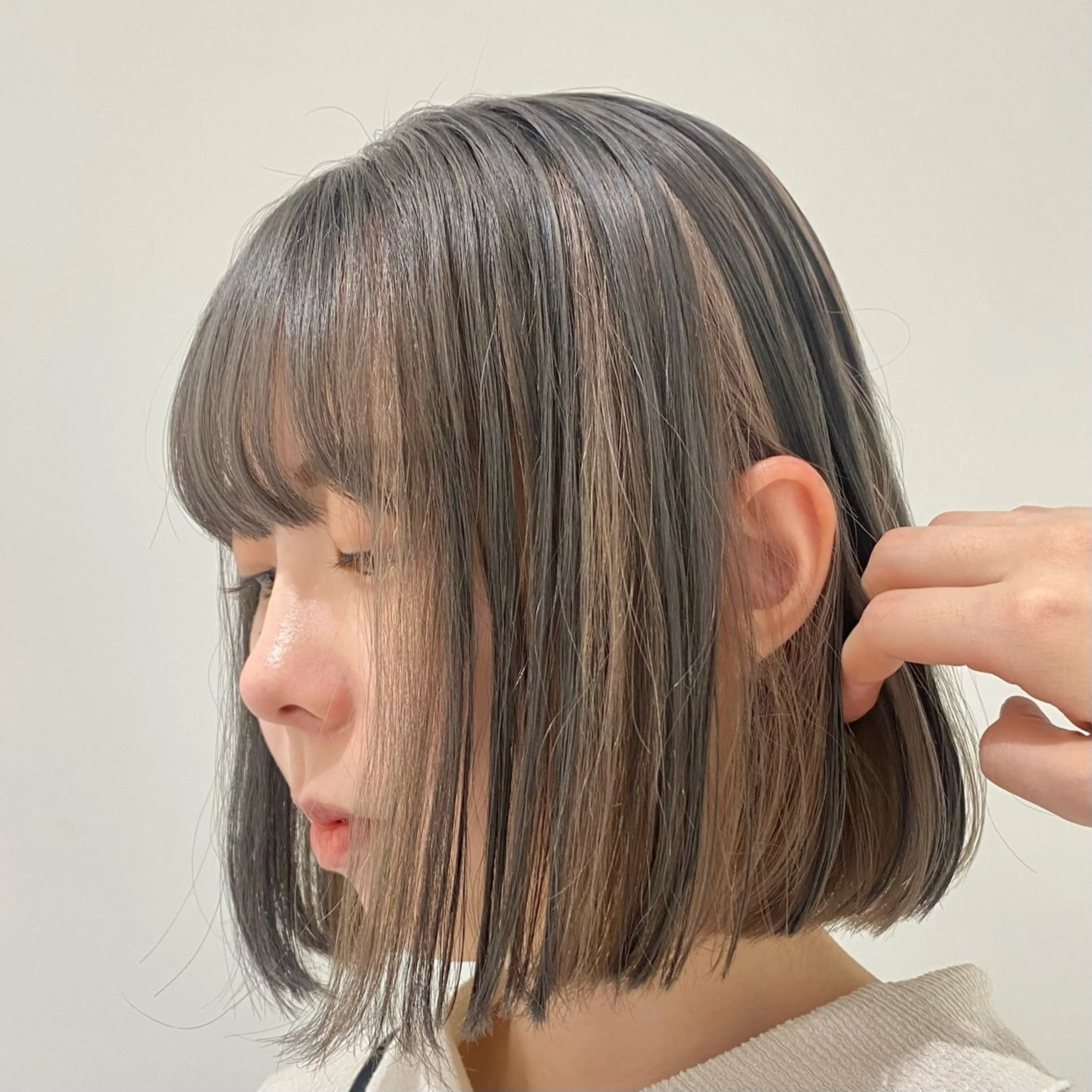 カラー ヘアカラー ベージュ/アレンジ /横浜/杉本千夏のヘアスタイル