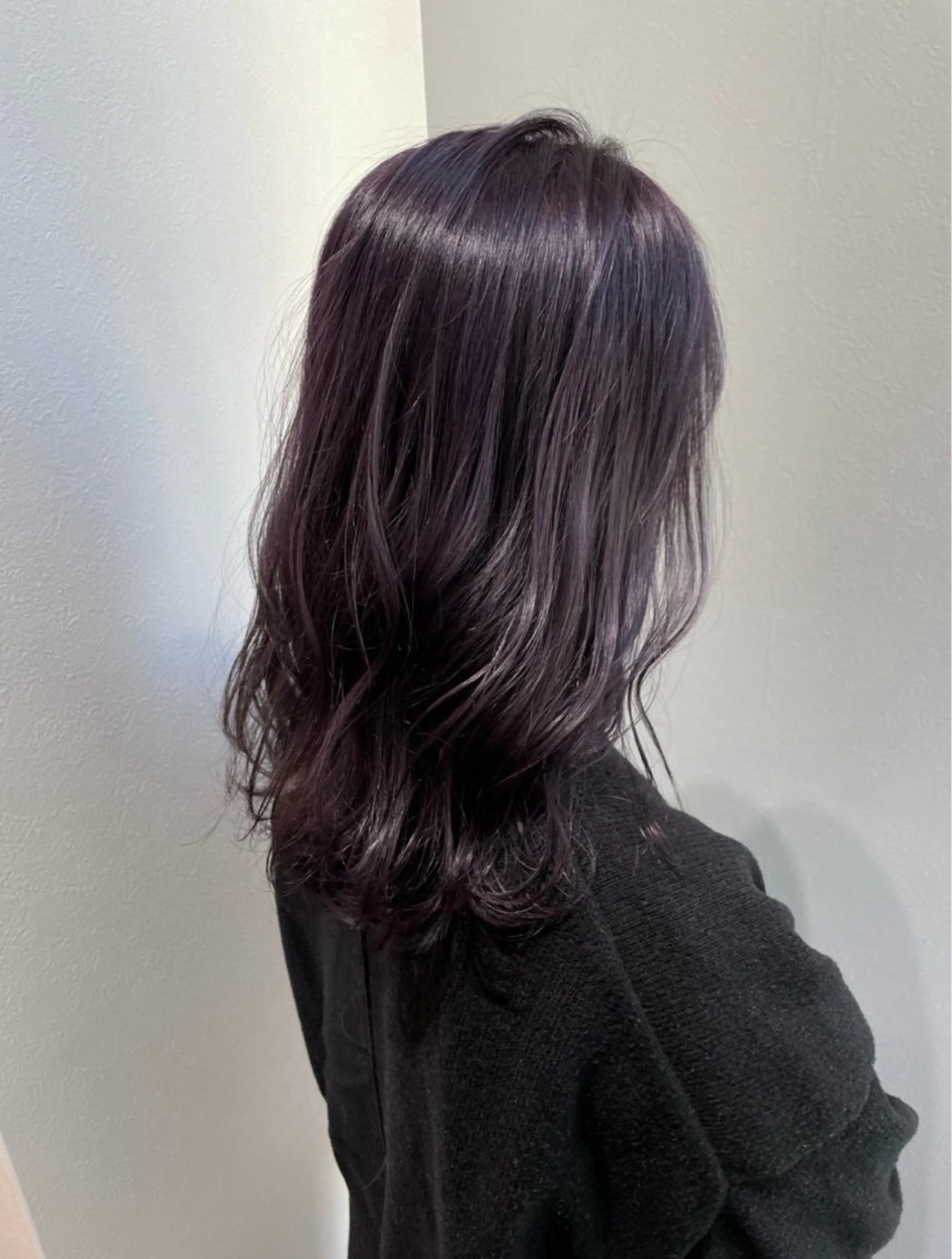 セミロング 太田代 桃のヘアスタイル