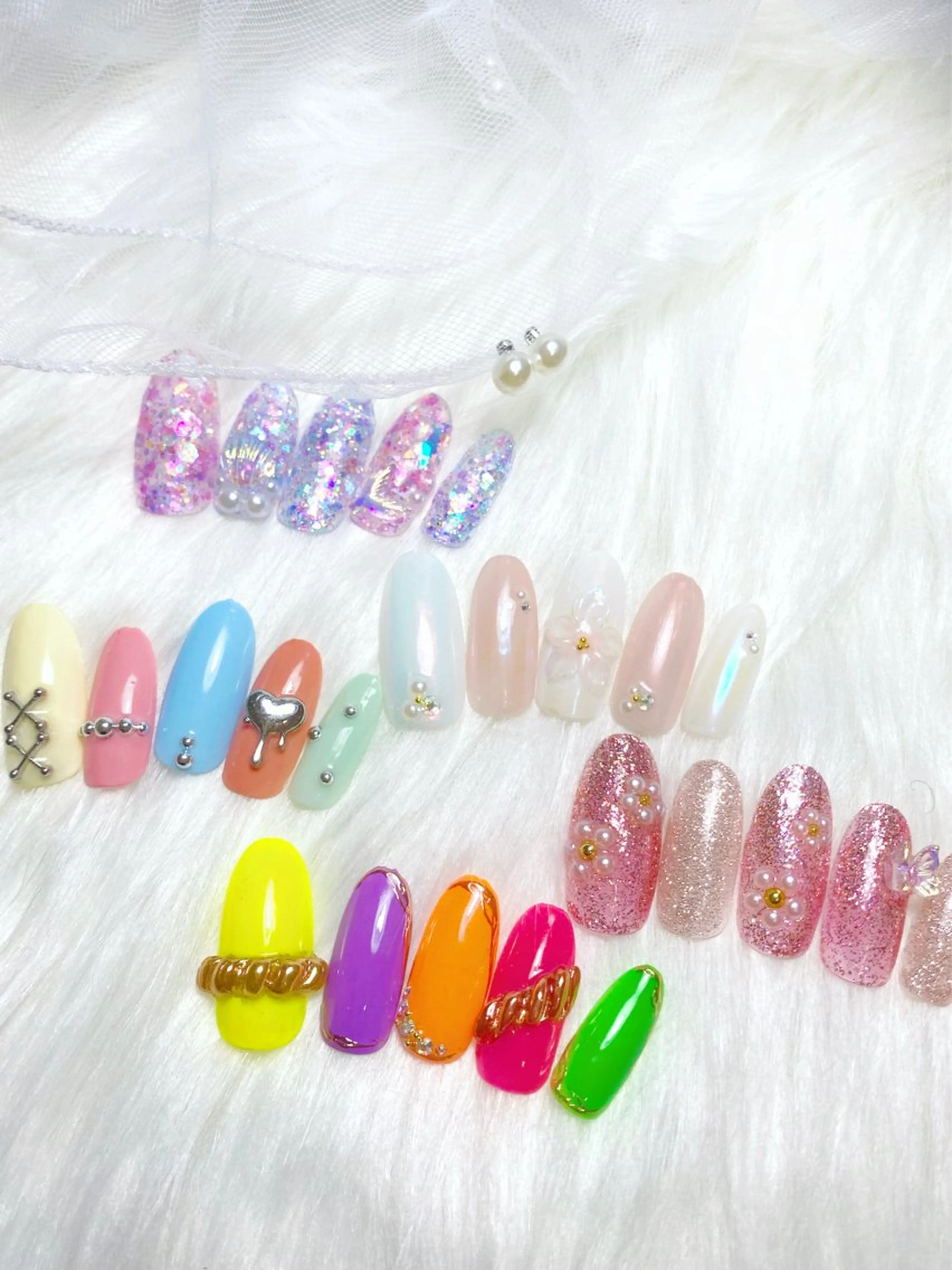 【オフなし‪✕‬】 ジェル定額デザイン 💎 パーツ定額の写真