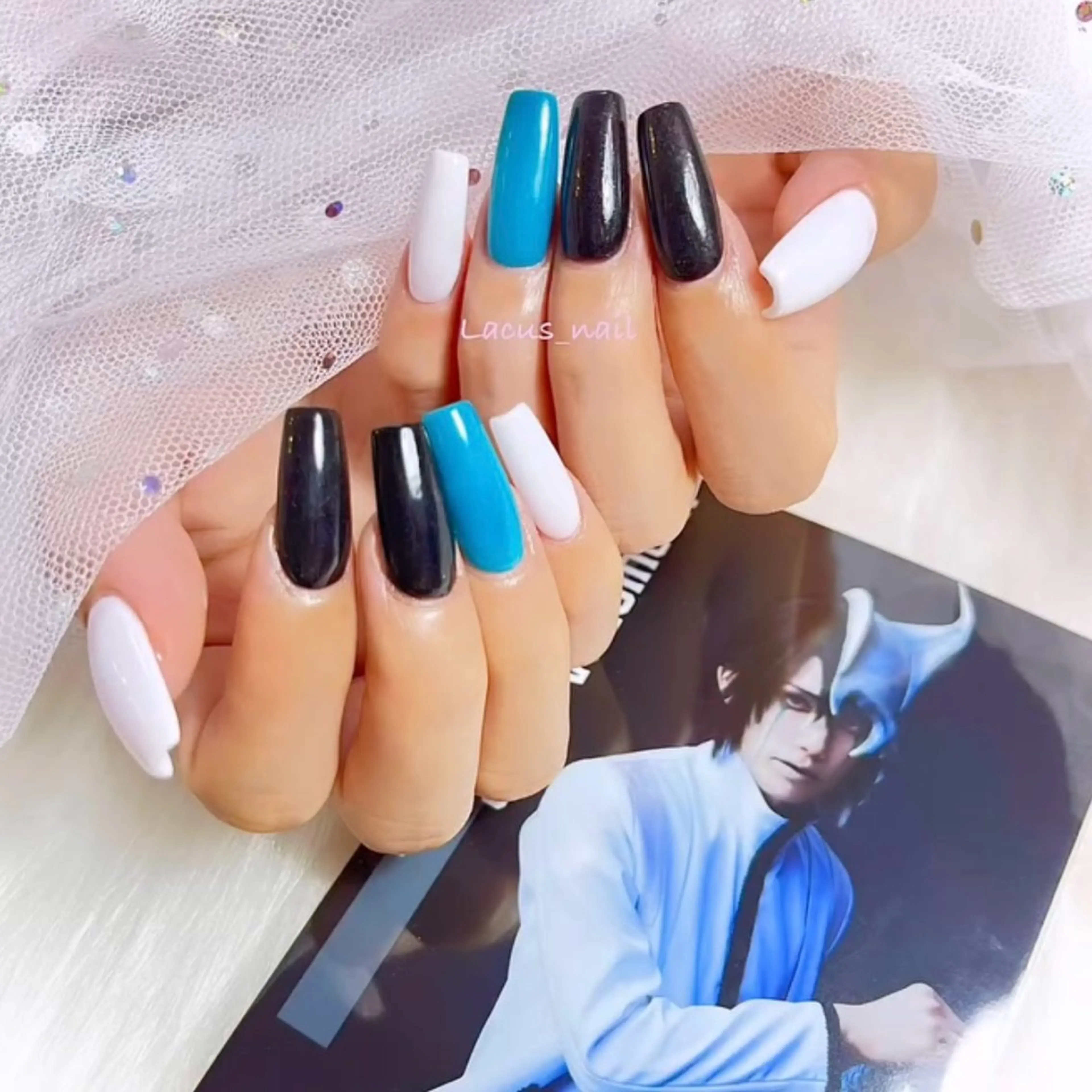 ネイル スカルプネイル シンプルネイル Nail Salon Lacusのネイルデザイン