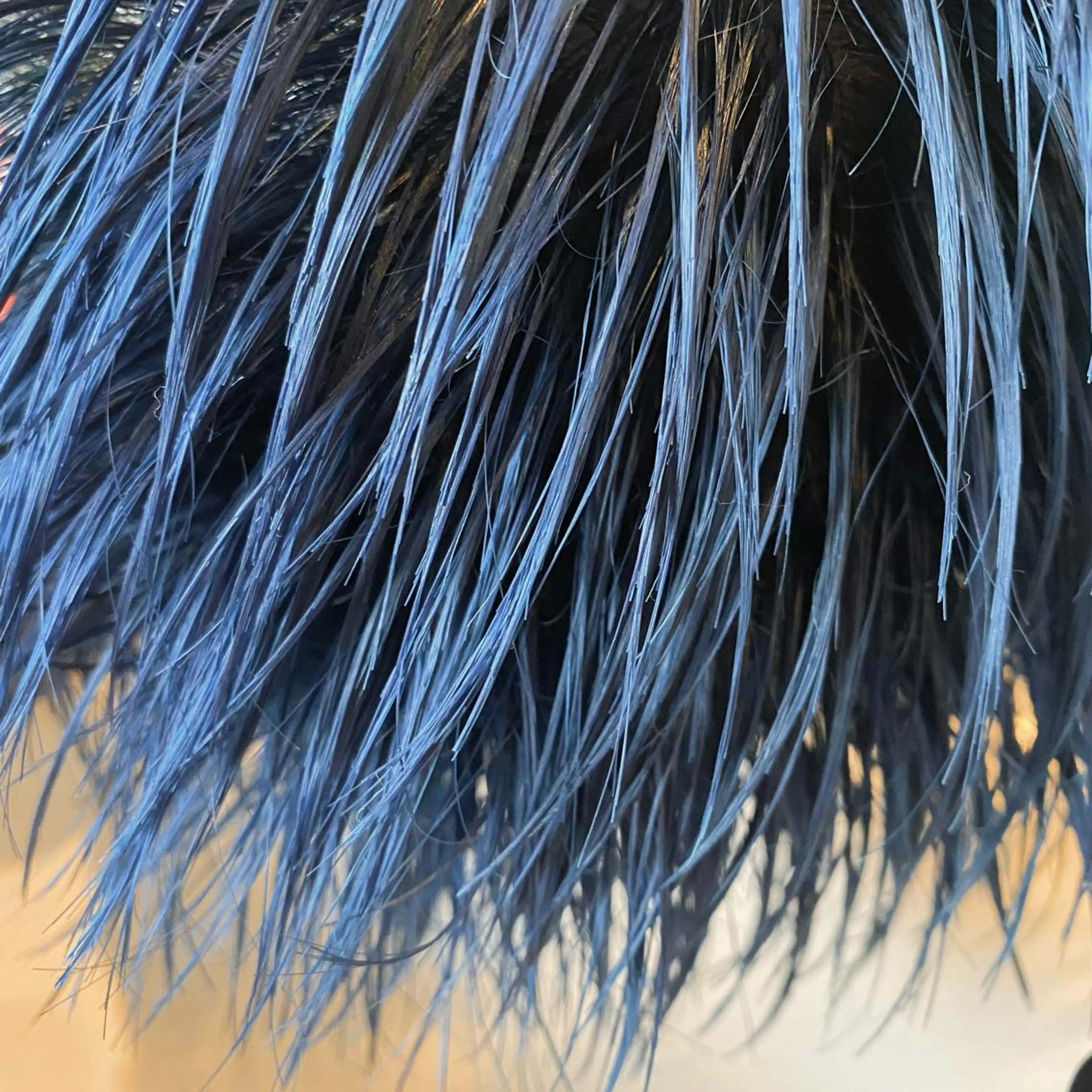 ショート カラー メンズ ブルーカラー ヒカル/ミディアム パーマ/ロングパーマのヘアスタイル