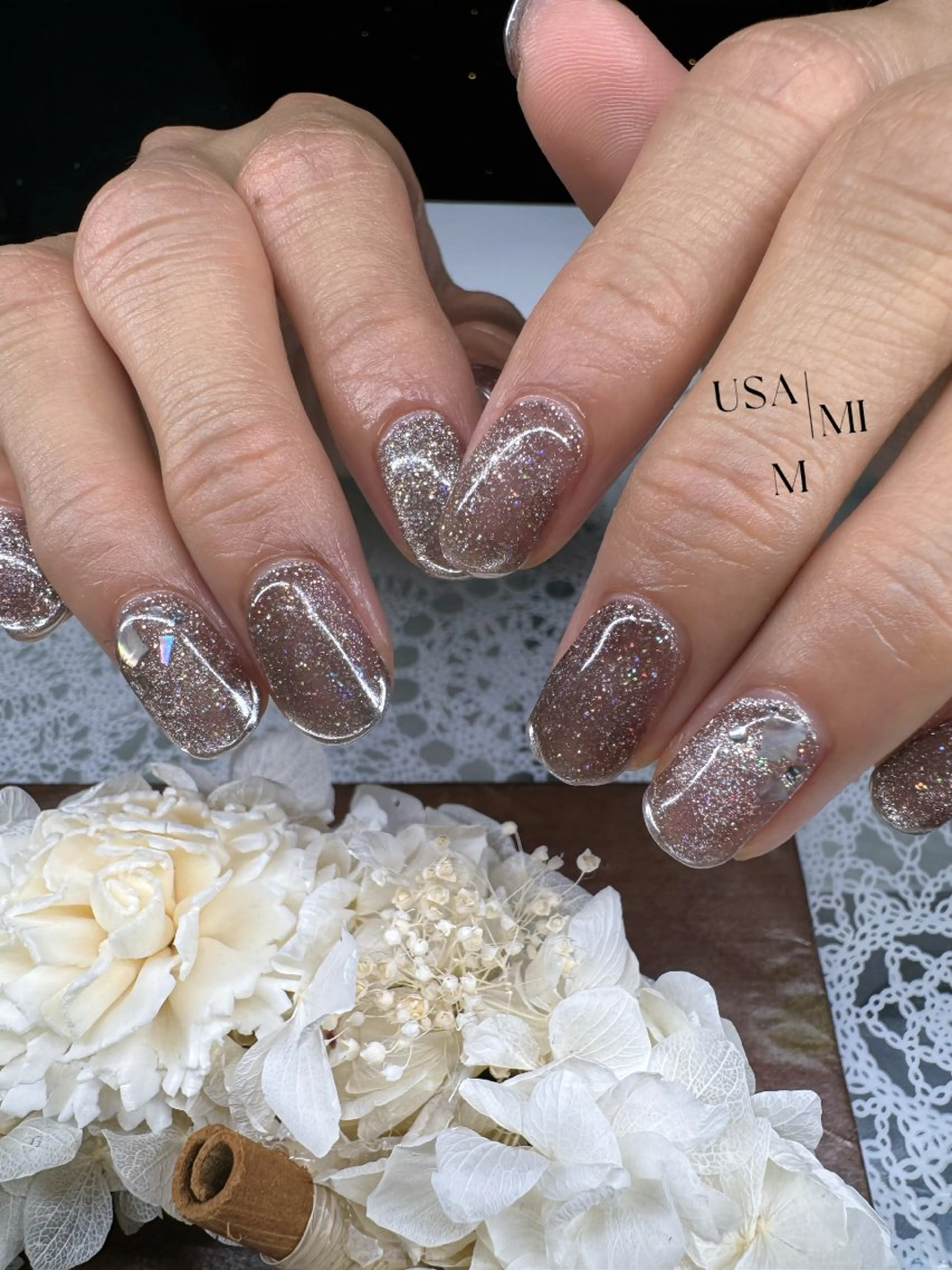 ネイル ハンドネイル 💕🐰うさみみ🐰 💕のネイルデザイン