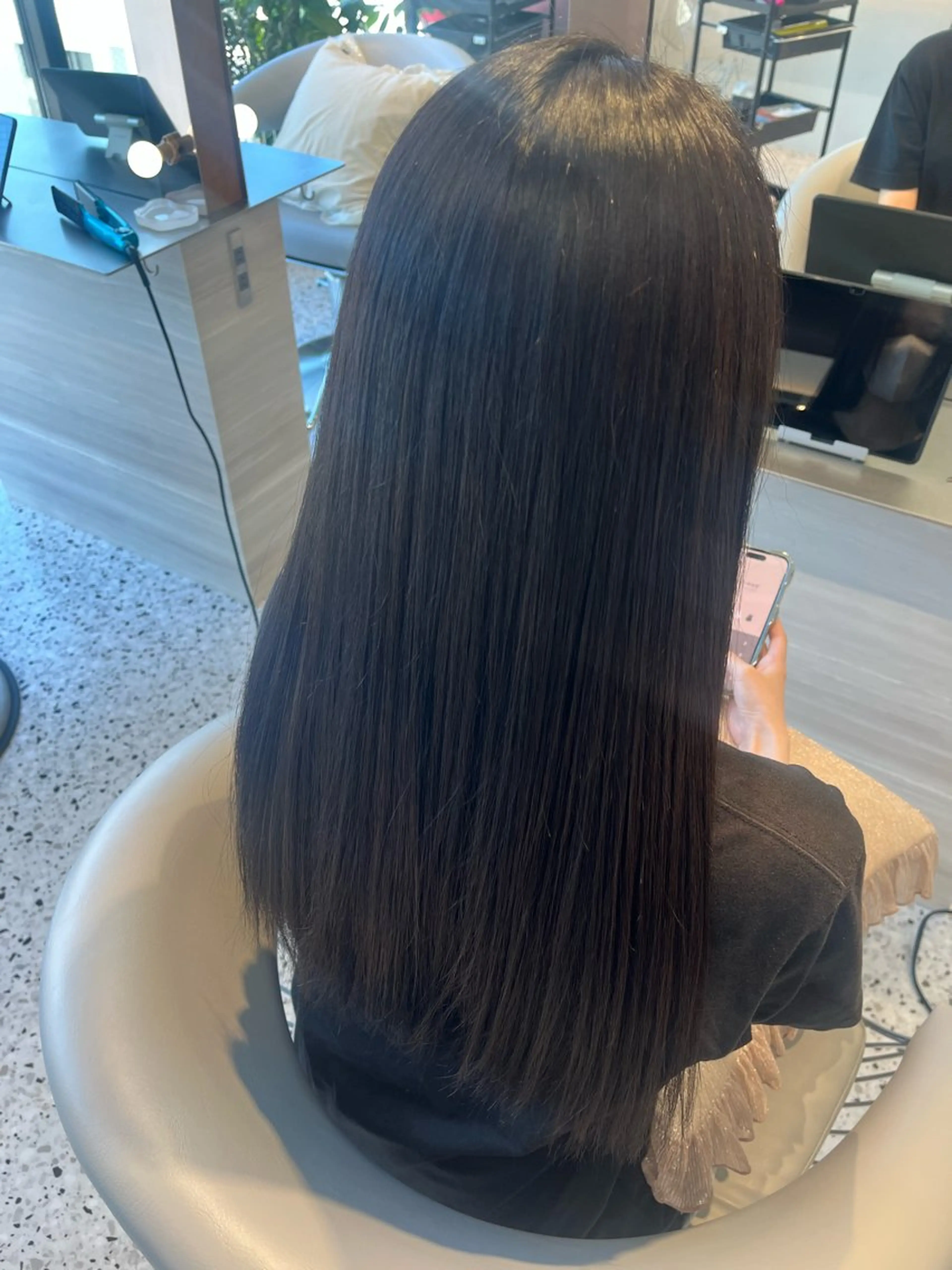 ロング 縮毛矯正 🫧髪質改善 🫧かずやのヘアスタイル