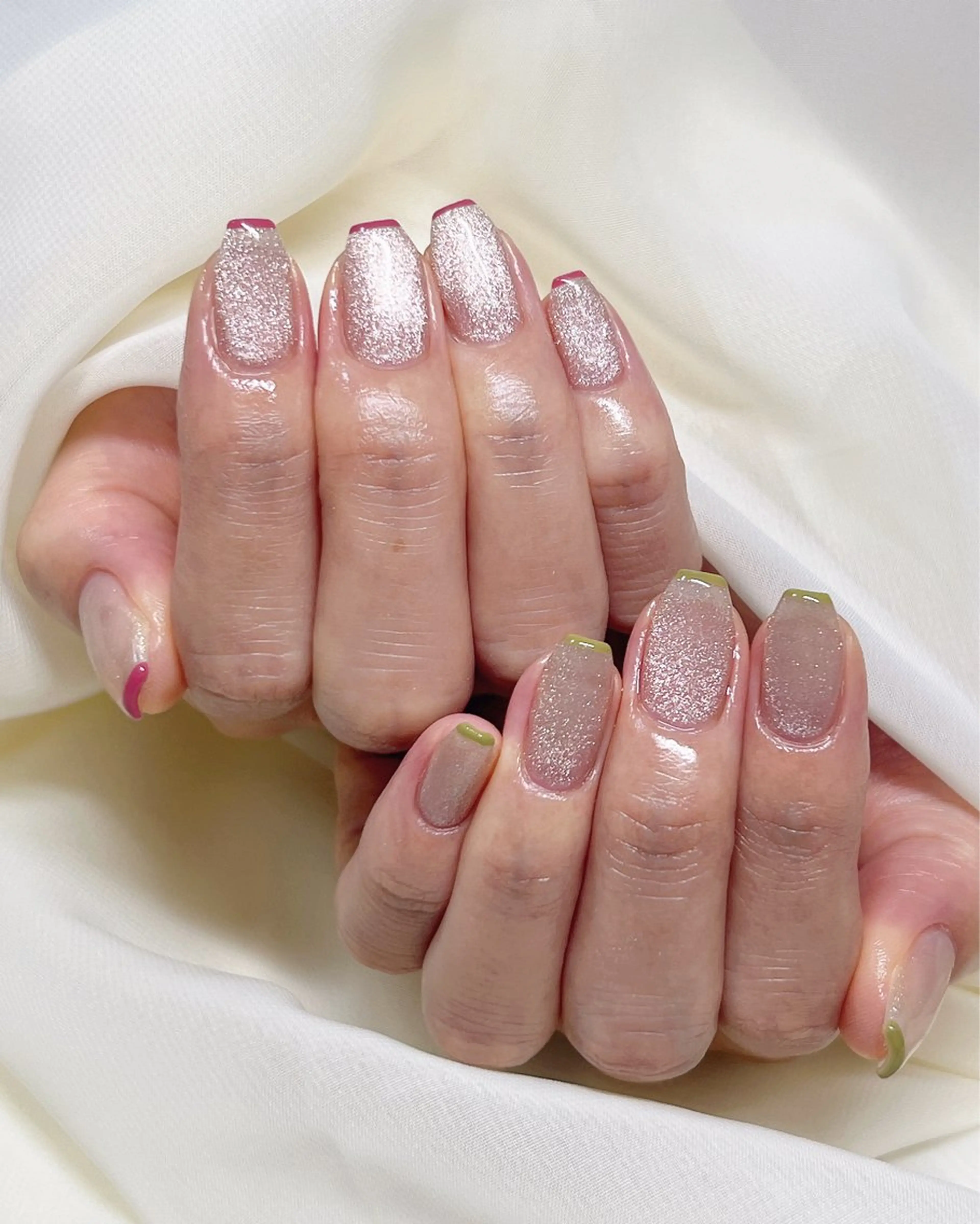 ネイル フレンチネイル シンプルネイル nail salon MUAのネイルデザイン