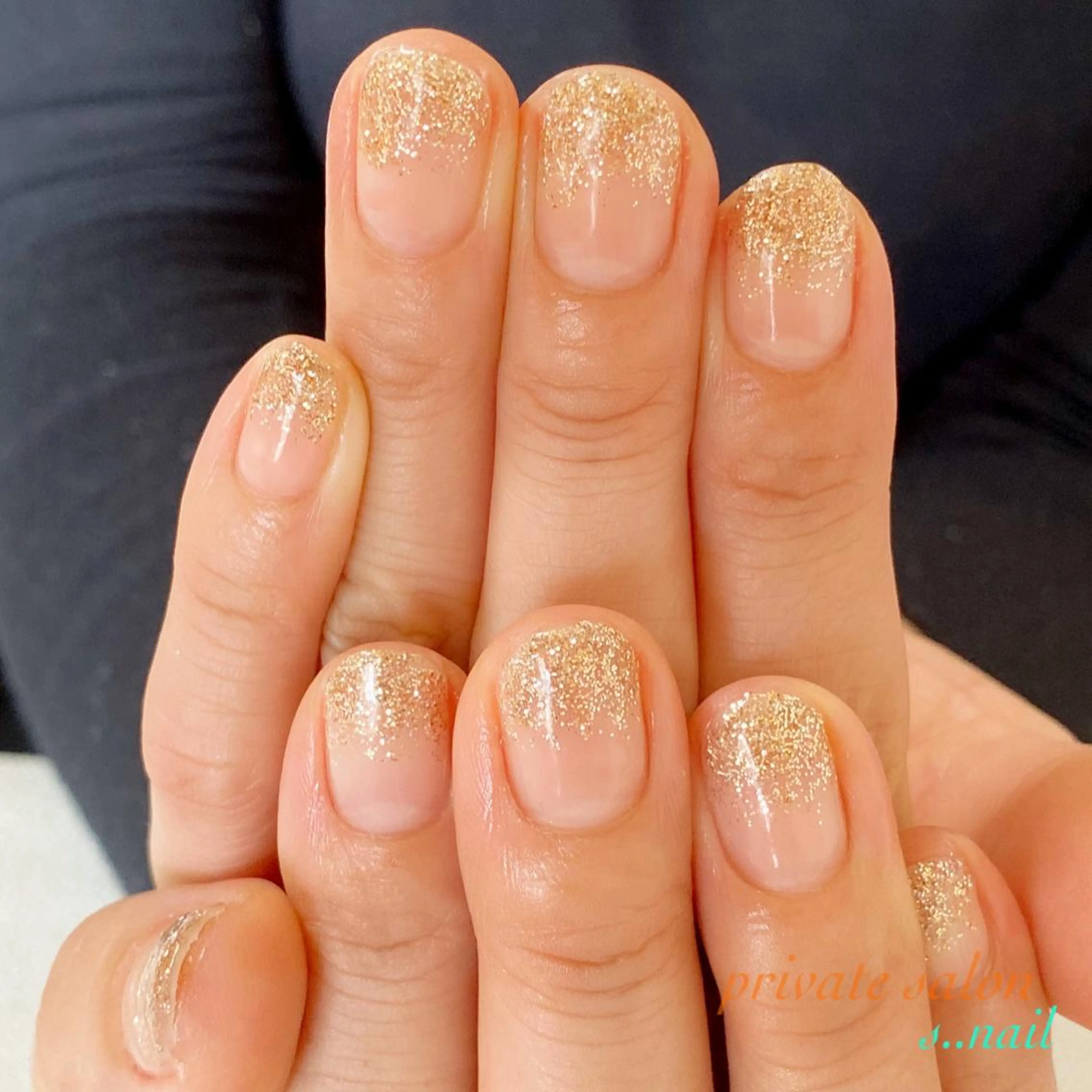 ネイル ブラウン ゴールド ラメ(グリッター) ラメグラデーション シルバー ハンドネイル フットネイル s..nail / MORITAのネイルデザイン