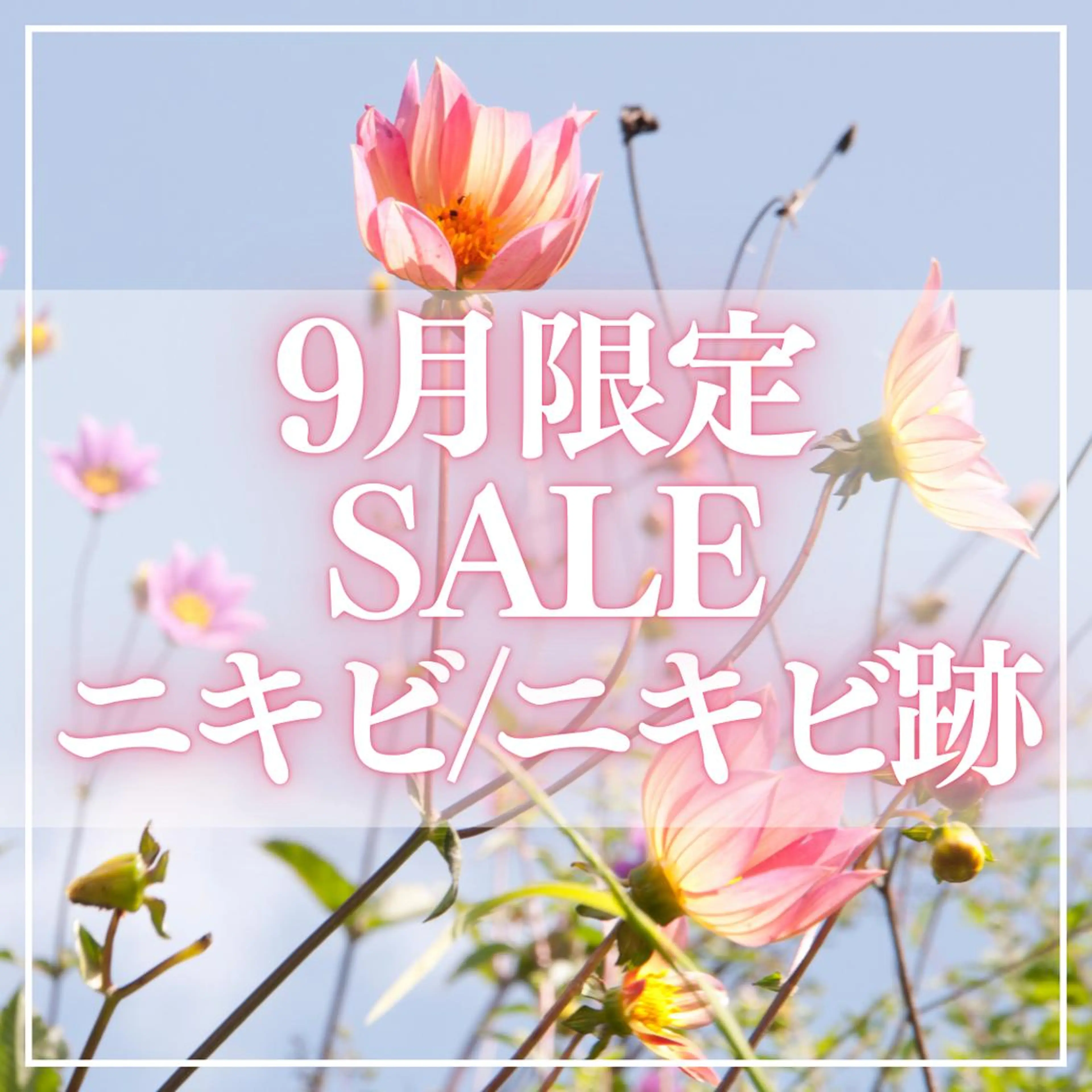 【🦊10月限定SALE🦊】クリスマスまでにニキビ・ニキビ跡治したい！ピーリング＋Wパック＋肌改善マッサージの写真