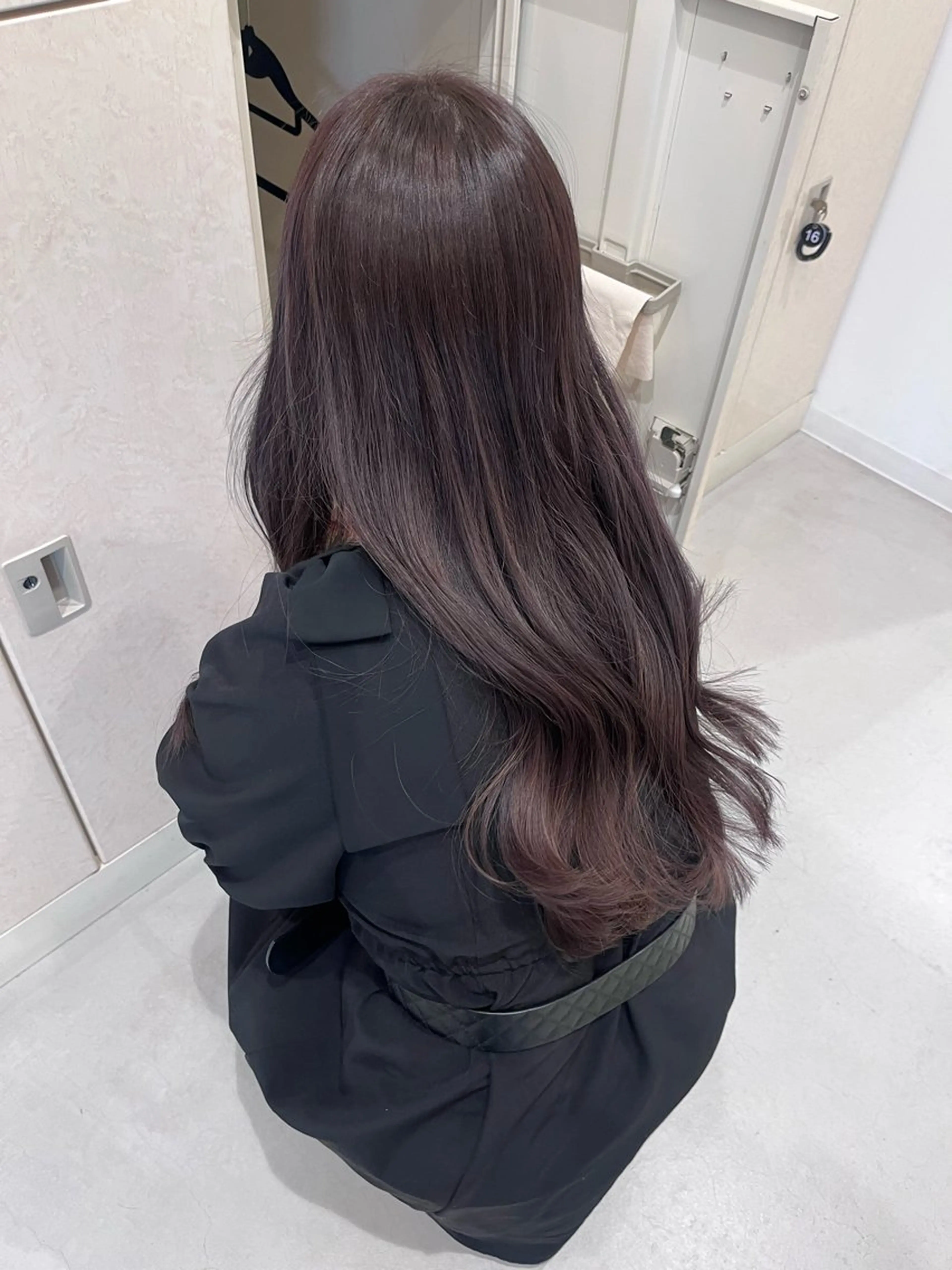 ロング カラー グレージュ ラベンダーカラー ラベンダーグレージュ ラベンダーグレー 透明感カラー🫧🌈 似合わせカット✂︎のヘアスタイル