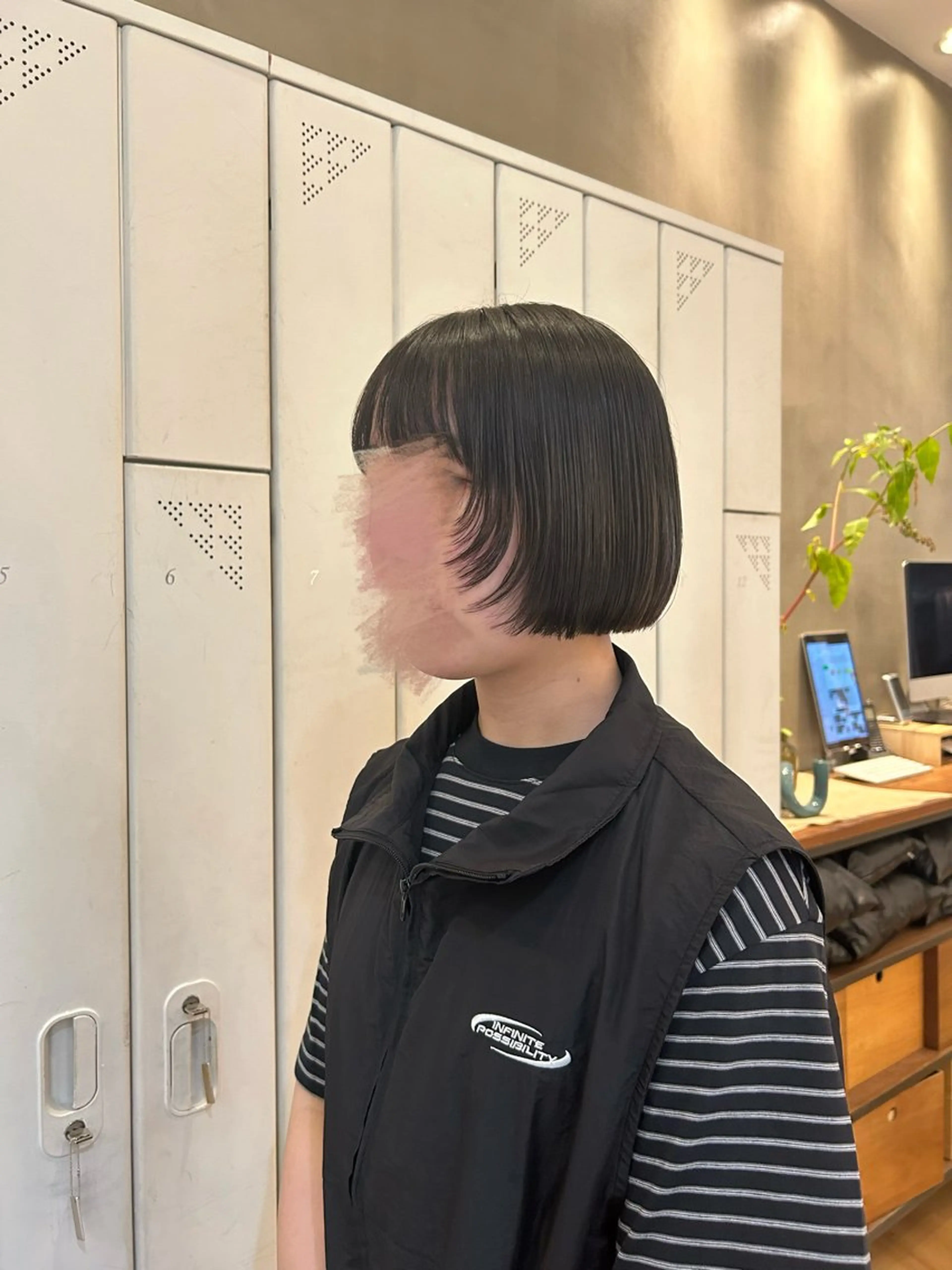 ショート カット 梅田/透明感カラー ボブレイヤーきょうかのヘアスタイル