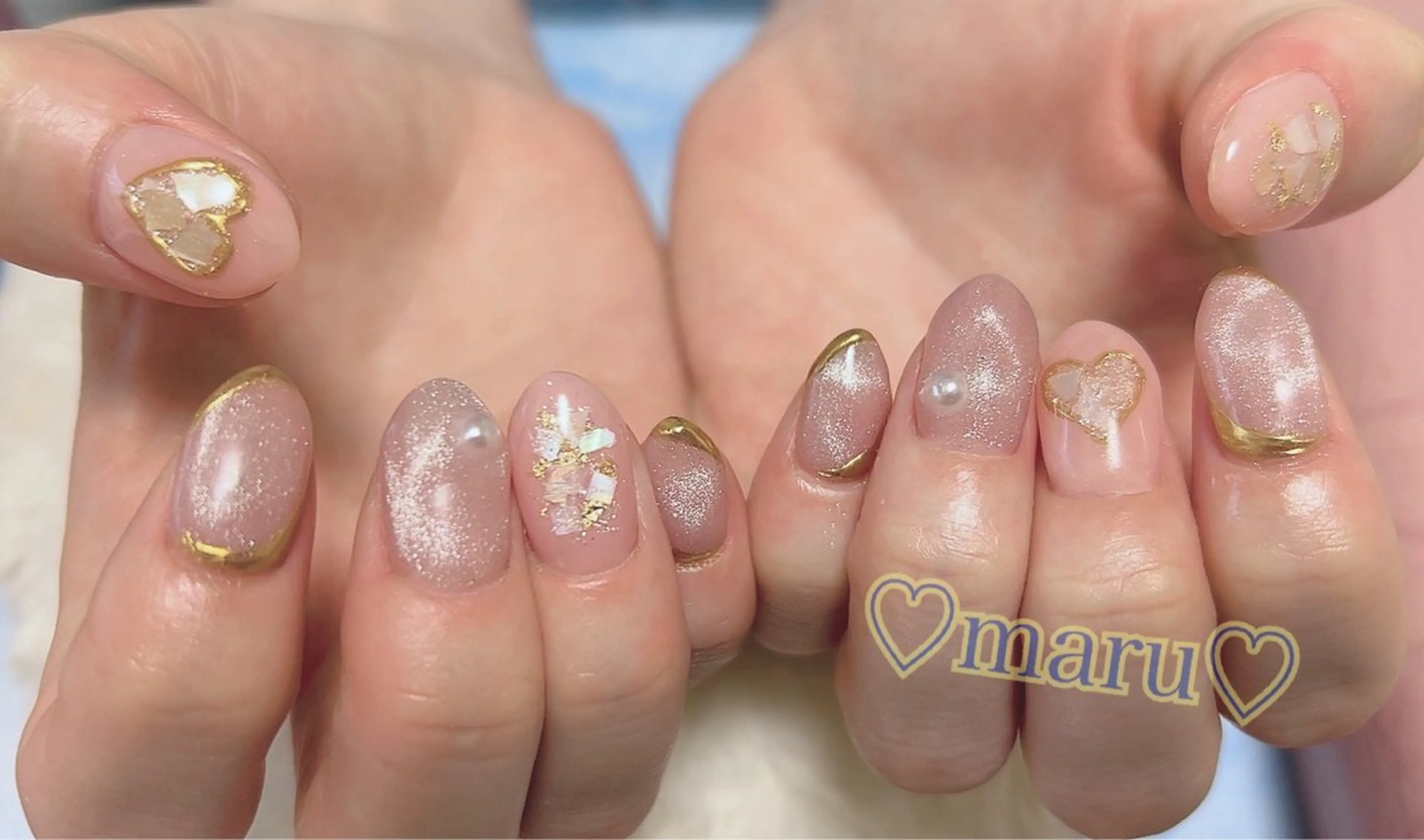 ネイル ハンドネイル フットネイル まるみ ♡のネイルデザイン