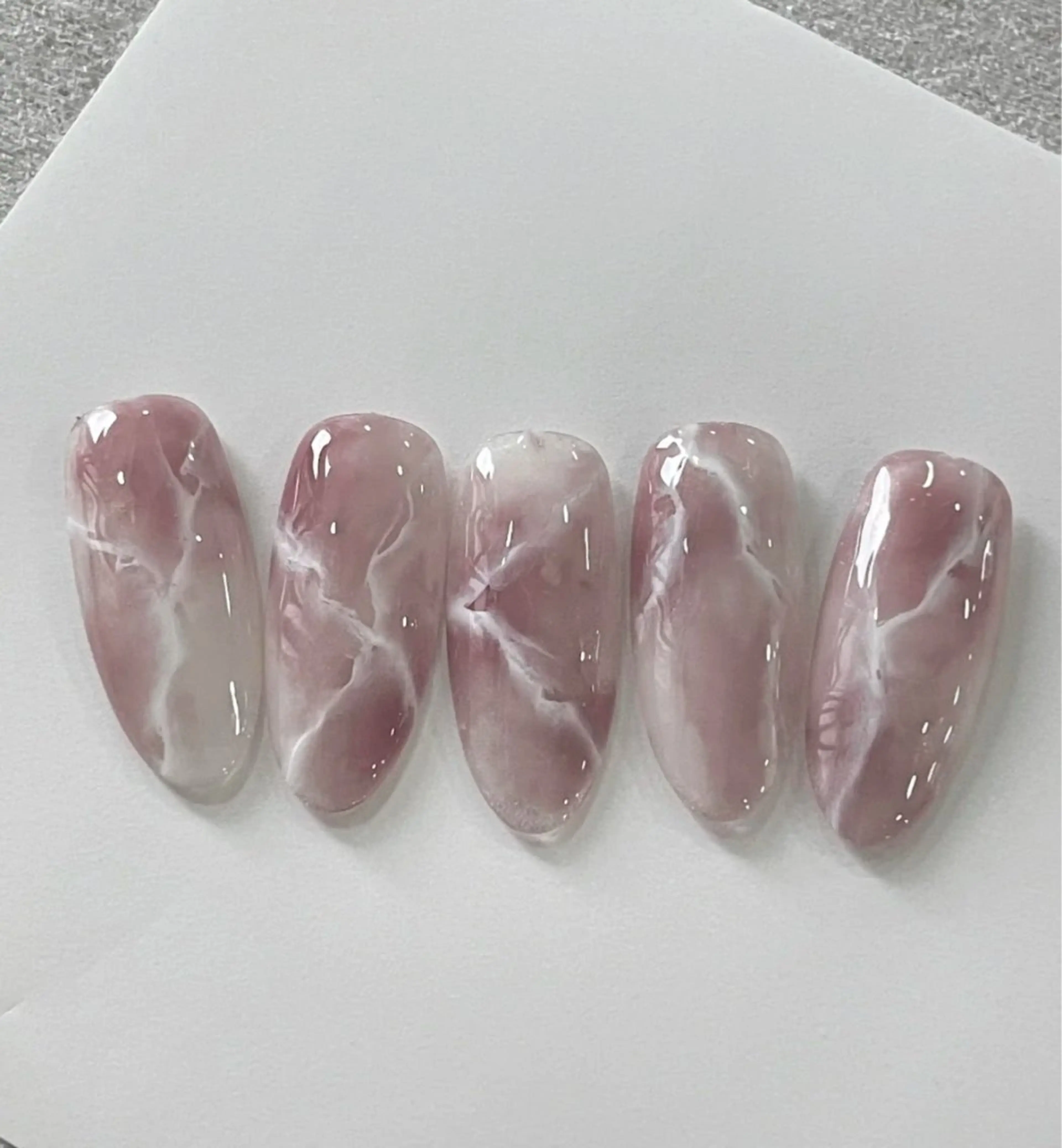 JR ネイリスト　チップ長さだし　ニュアンス　オフありの写真