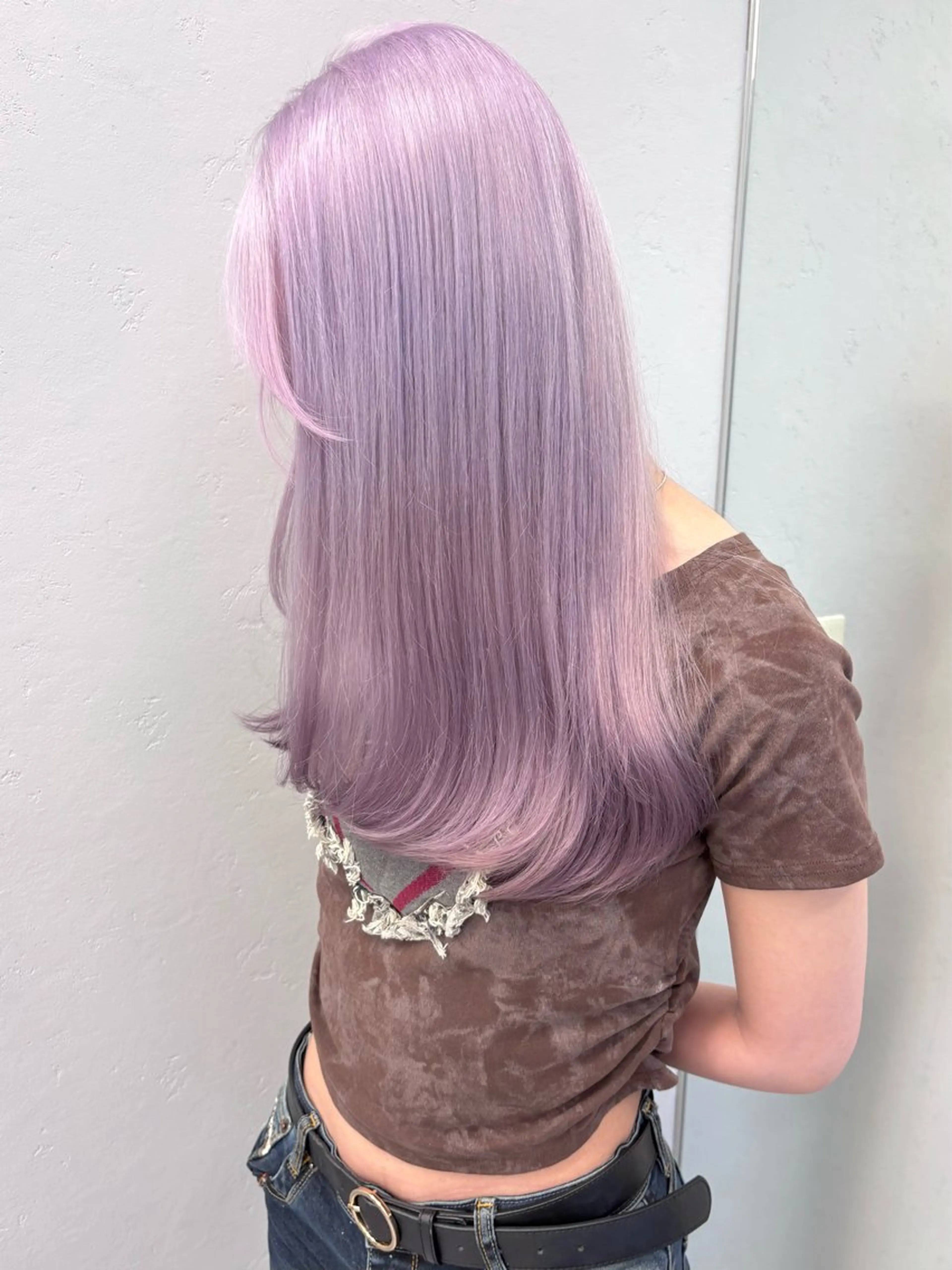 ロング カラー ヘアカラー ukyo/透明感 カラー/ハイライトのヘアスタイル