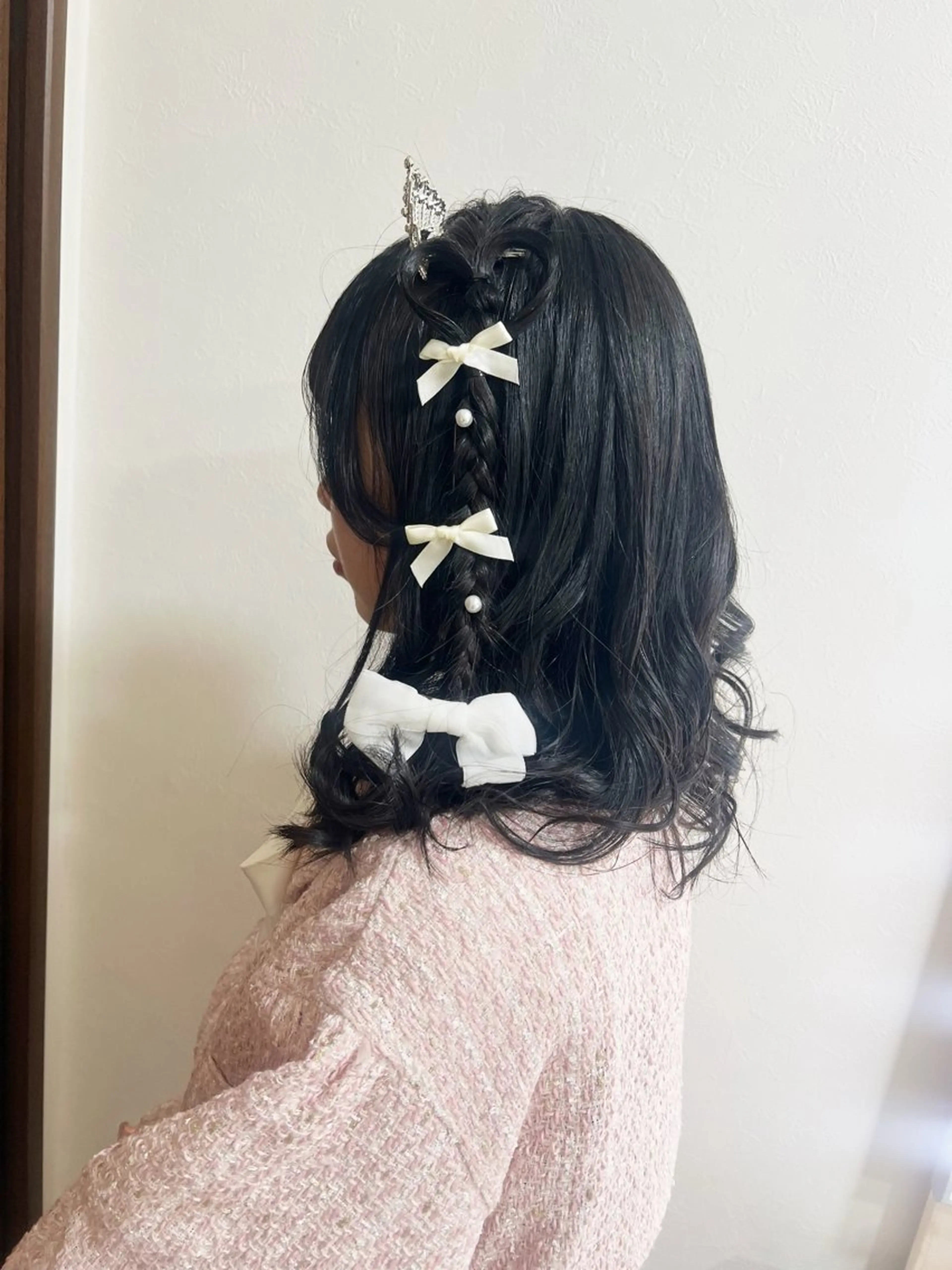 セミロング ヘアメイク🎀 佐野 妃都美のヘアスタイル