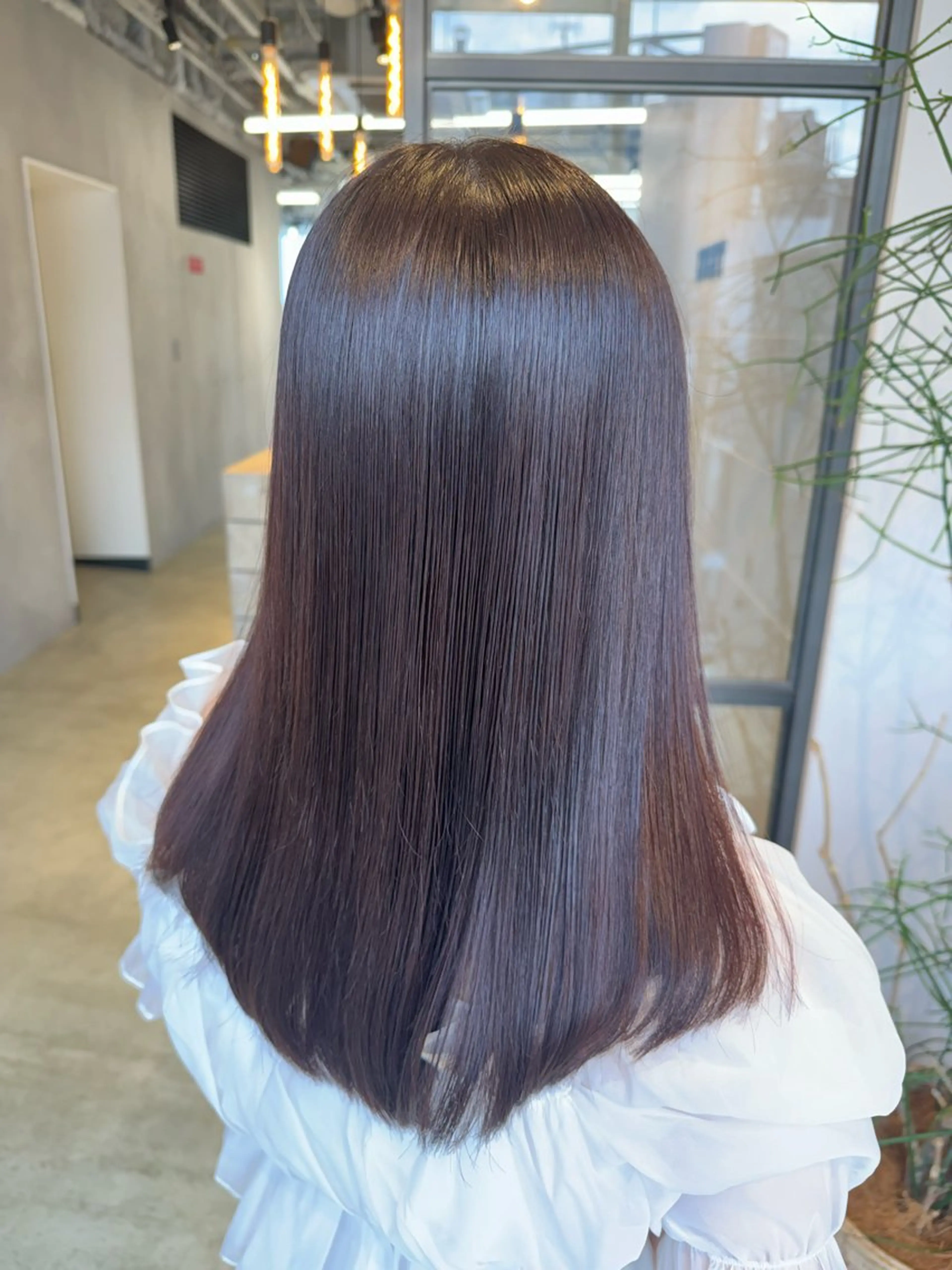カラー ブラウンカラー ラベンダーカラー トリートメント ヘッドスパ 透明感カラー✨艶髪 制作🌱山根あゆみのヘアスタイル