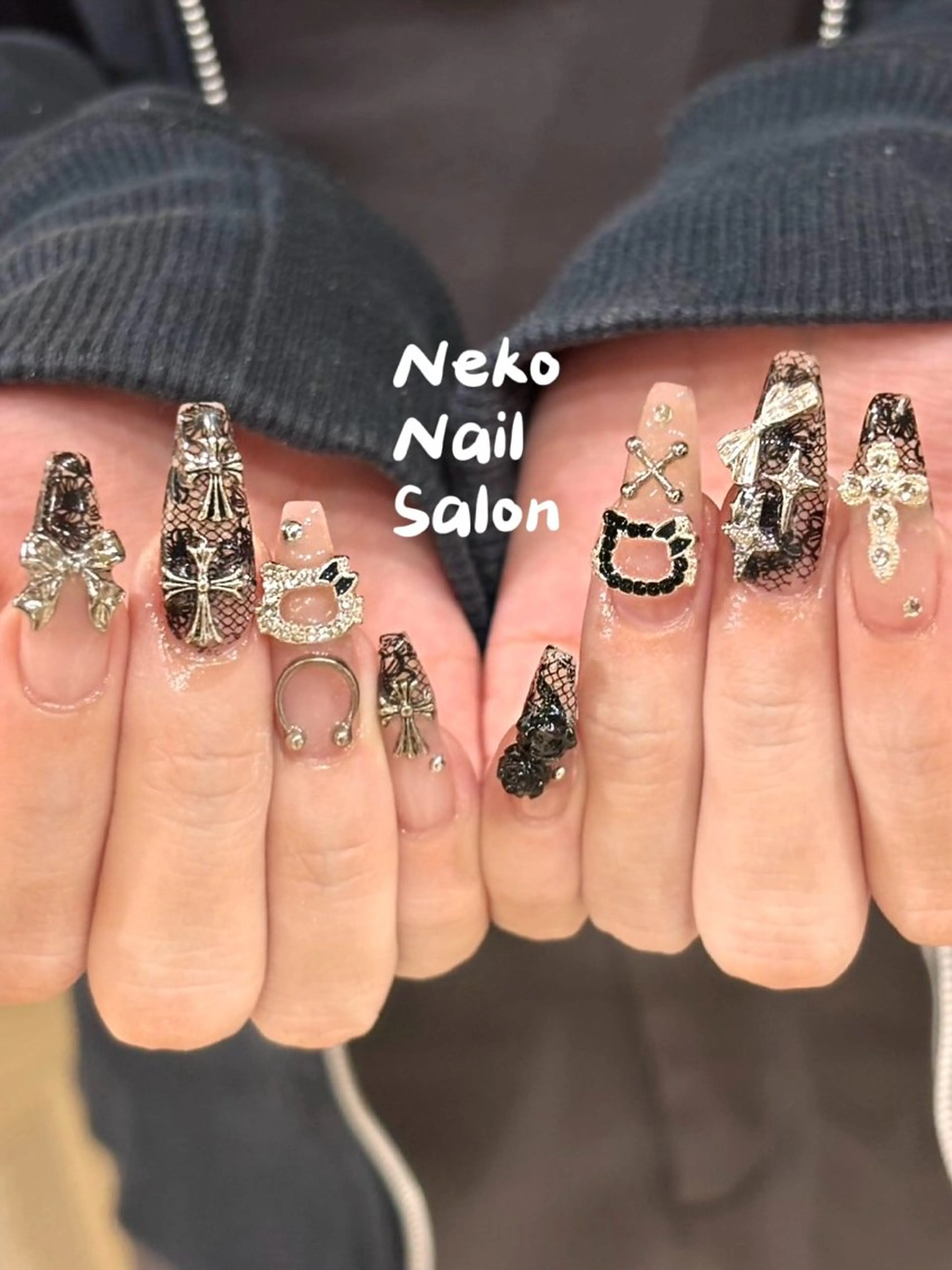 ネイル レース ハンドネイル neko nail所属・neko nailのネイルデザイン