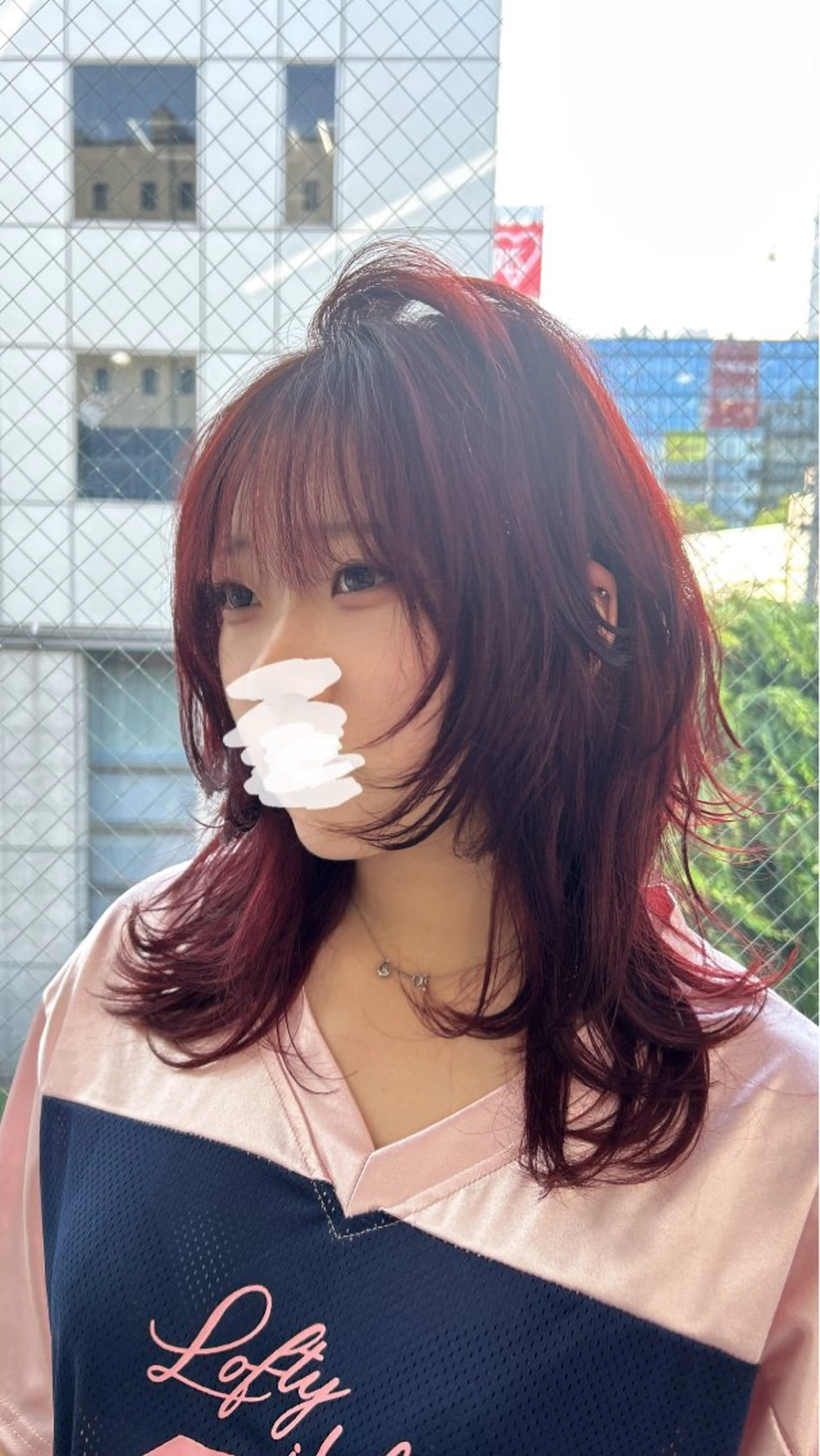 ロング カラー カット ヘアカラー トリートメント ヘッドスパ エフェクトブリーチ／ レイヤーカット/翔のヘアスタイル