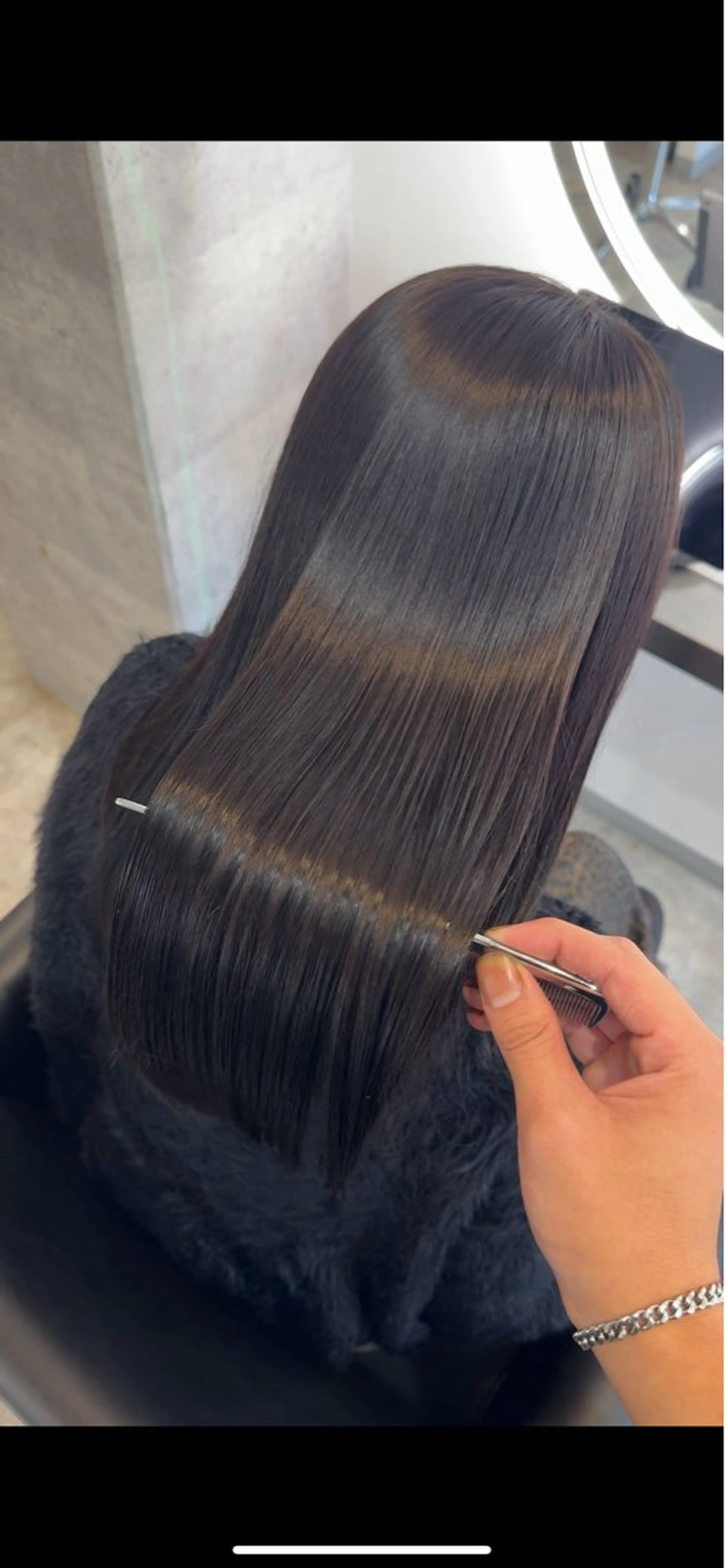 ロング トリートメント _WHITE所属・_white 髪質改 善ハイライト吉田裕馬のヘアスタイル