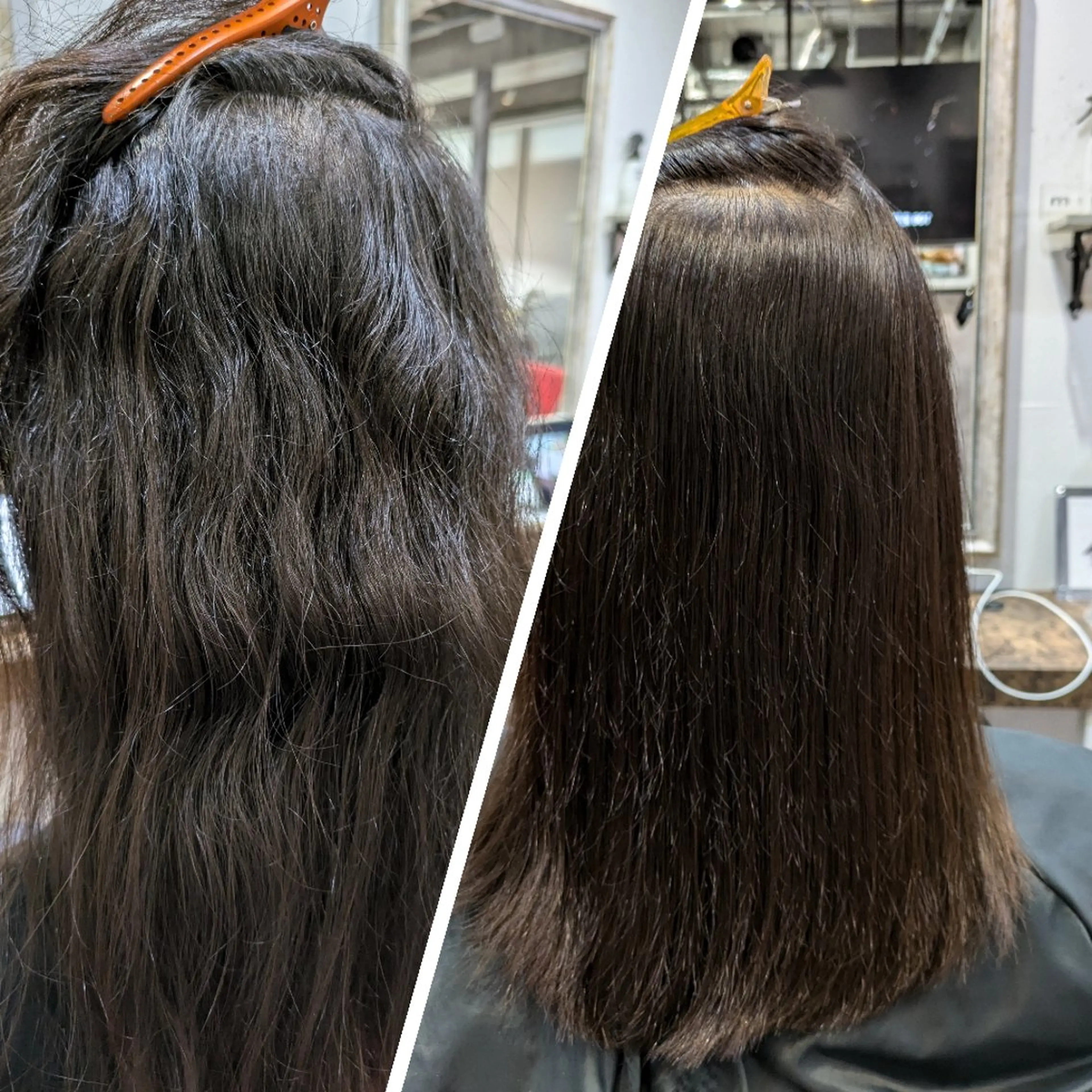 セミロング カット 縮毛矯正 KUGE AKIFUMIのヘアスタイル