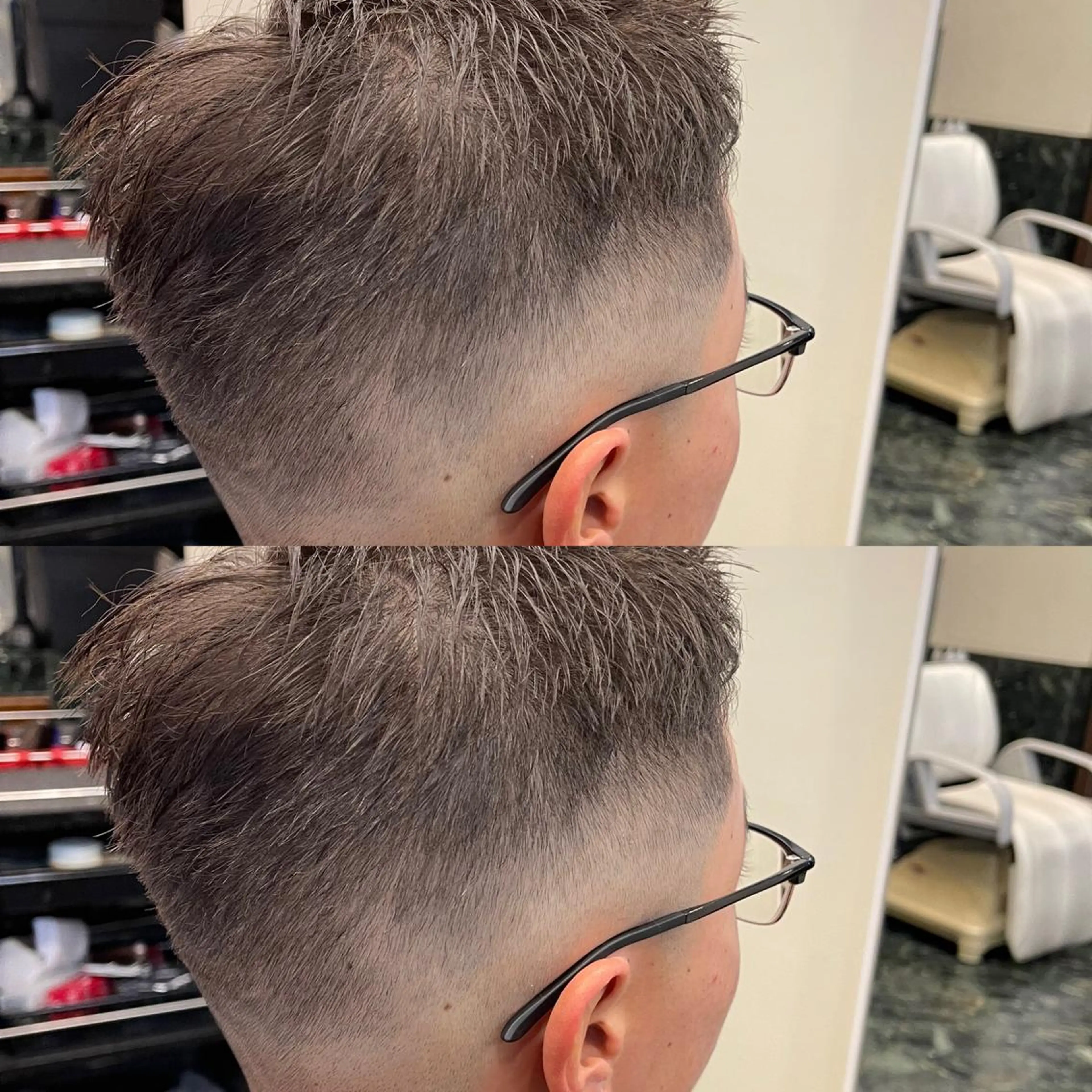 ショート メンズ フェードカット カット peakshair所属・北堀江メンズパーマ 特化◎下村悠人のヘアスタイル