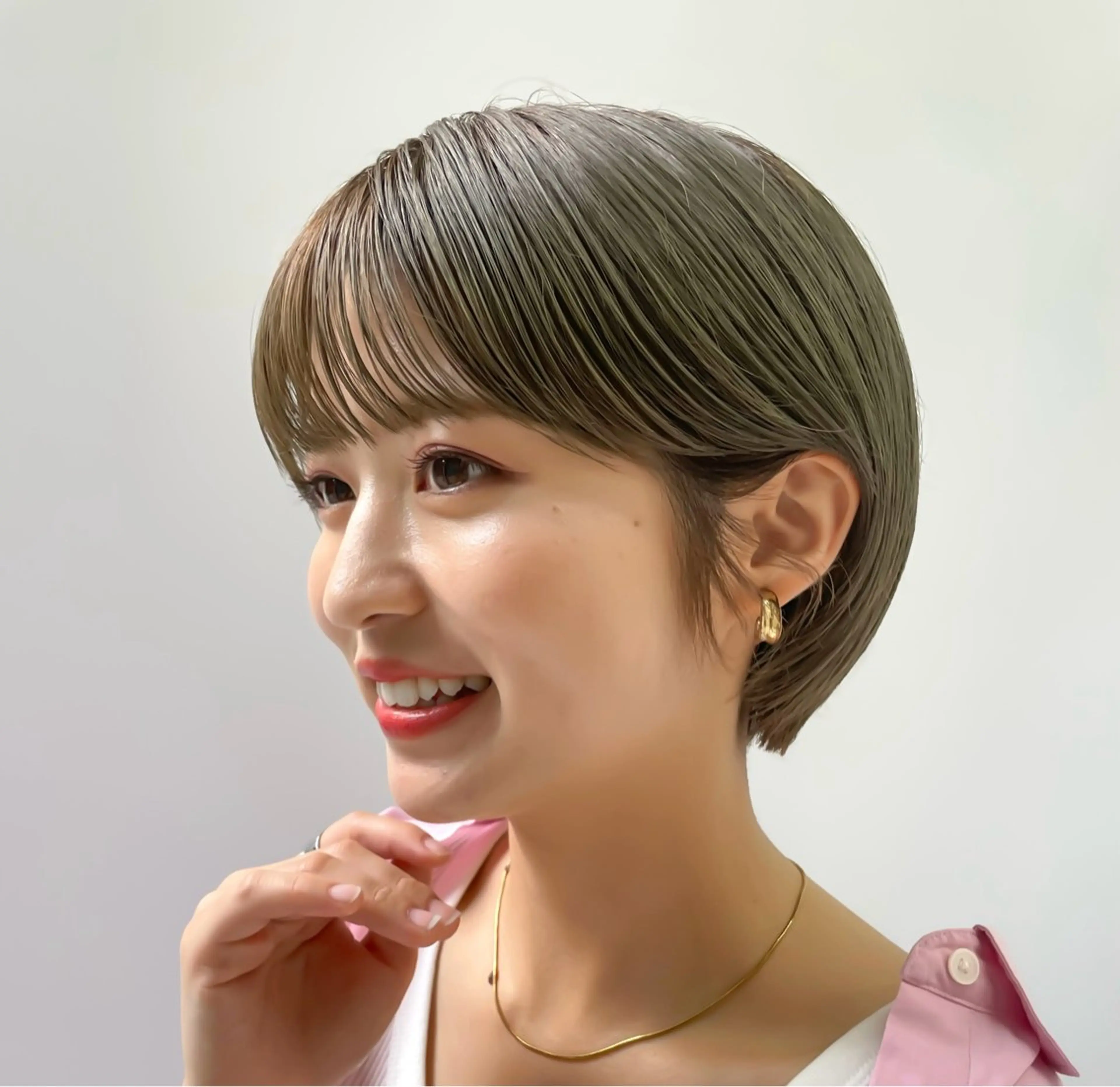 ショート カラー 丸みショート ショートヘア ボブ/ショート/ shinのヘアスタイル